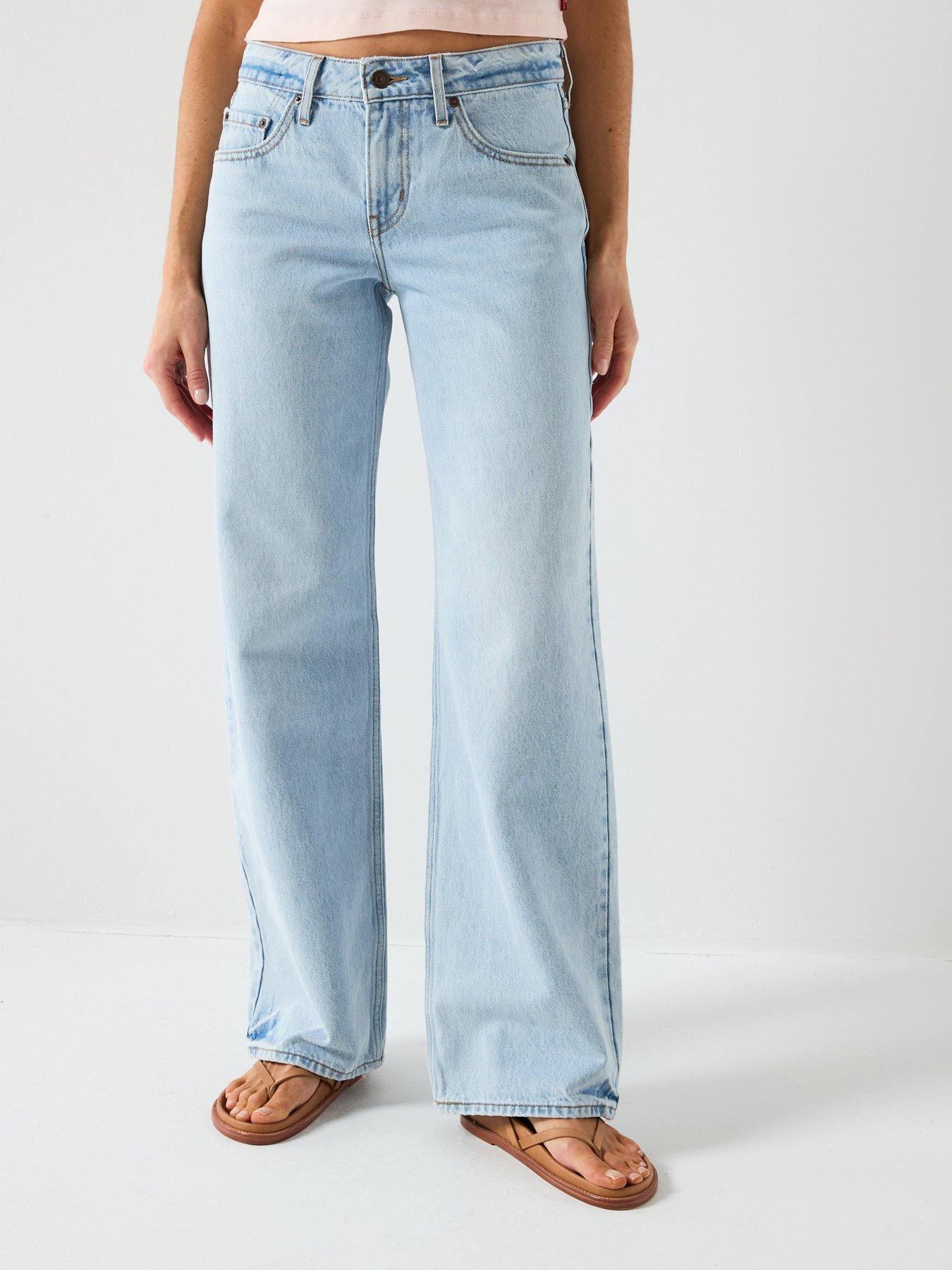 Levi's Low Loose Jeans, Blue, Size 31, Inside Leg 30, Women