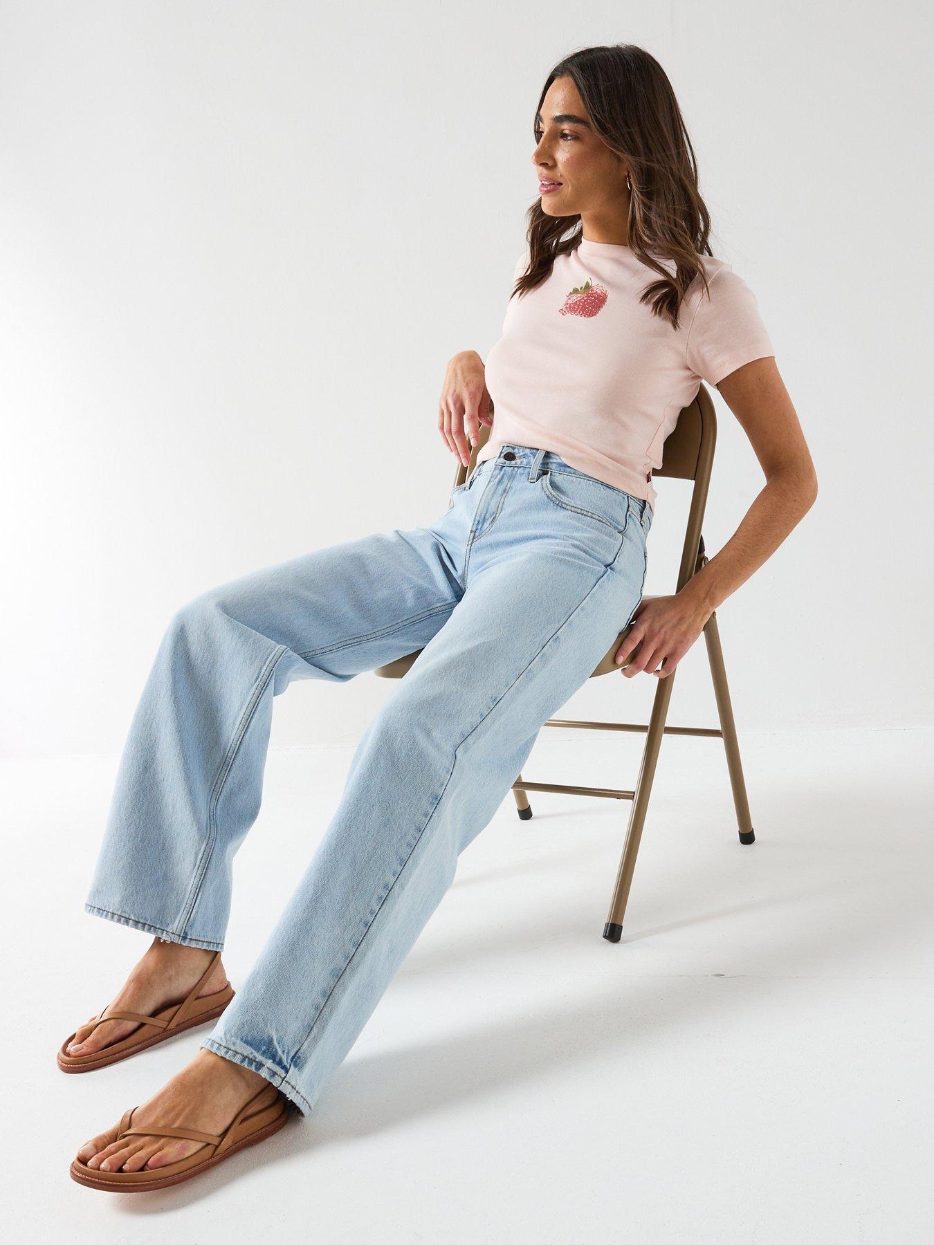 Image 3 of 6 of Levi's Low Loose Jeans - Blue