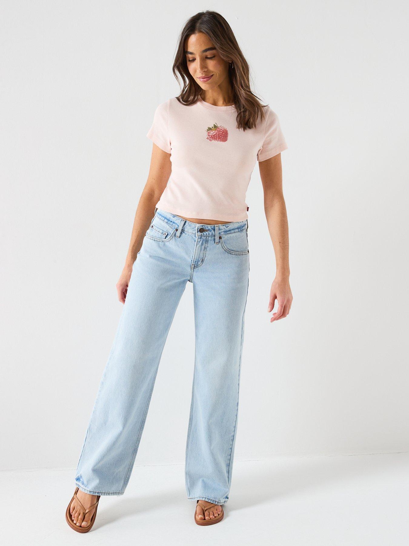 Image 5 of 6 of Levi's Low Loose Jeans - Blue
