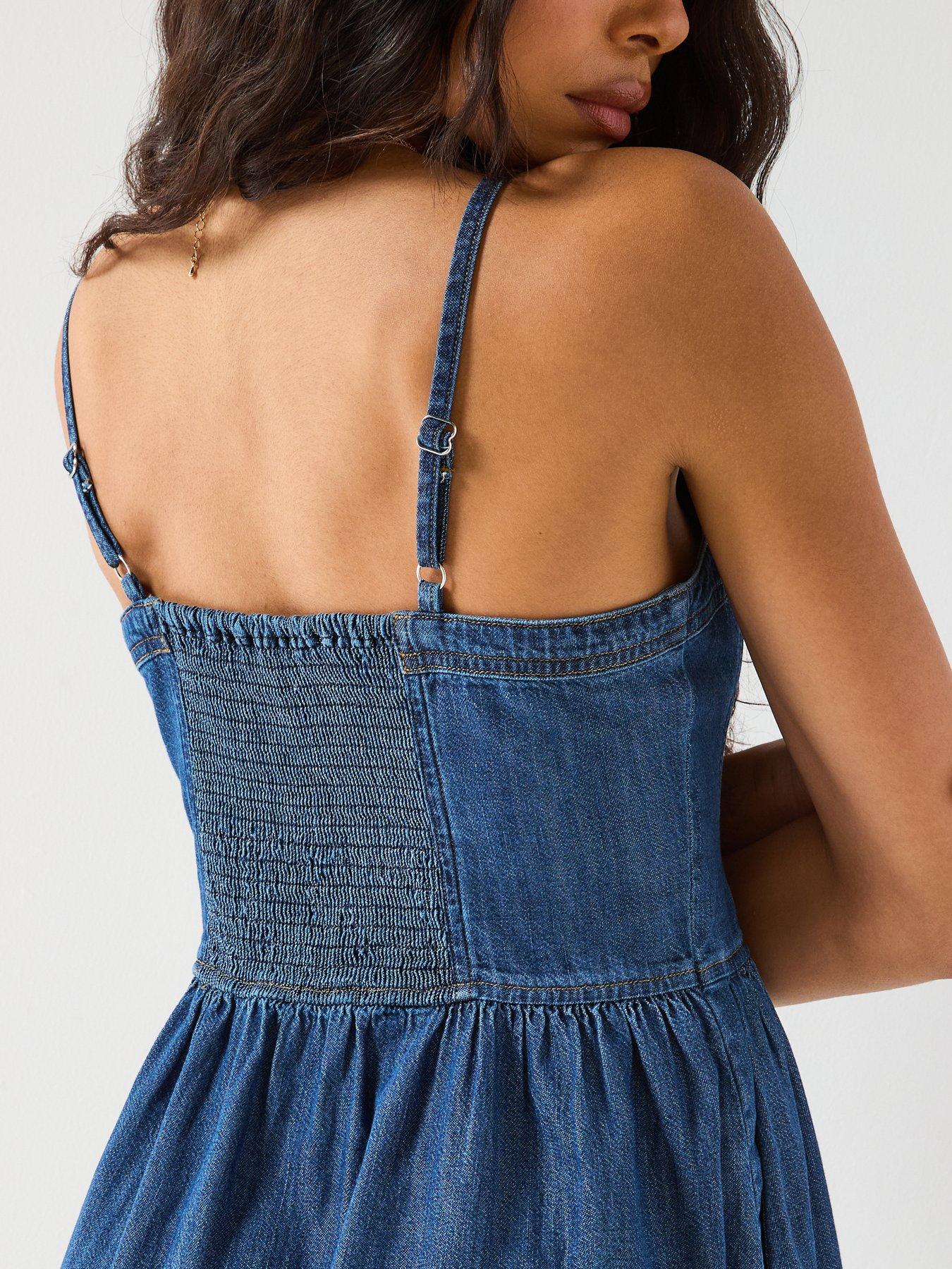 Image 5 of 6 of Levi's Jadine Denim Dress - Blue