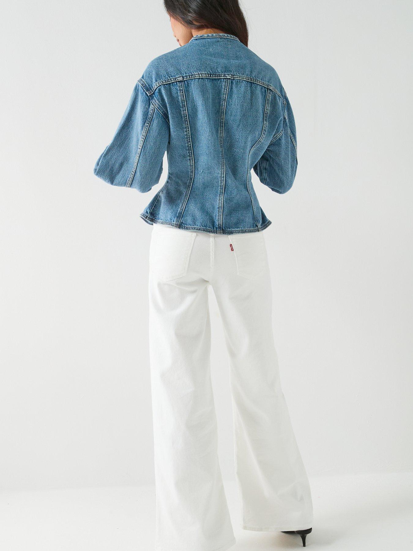 Image 6 of 6 of Levi's Sculpted Trucker Jacket - Blue
