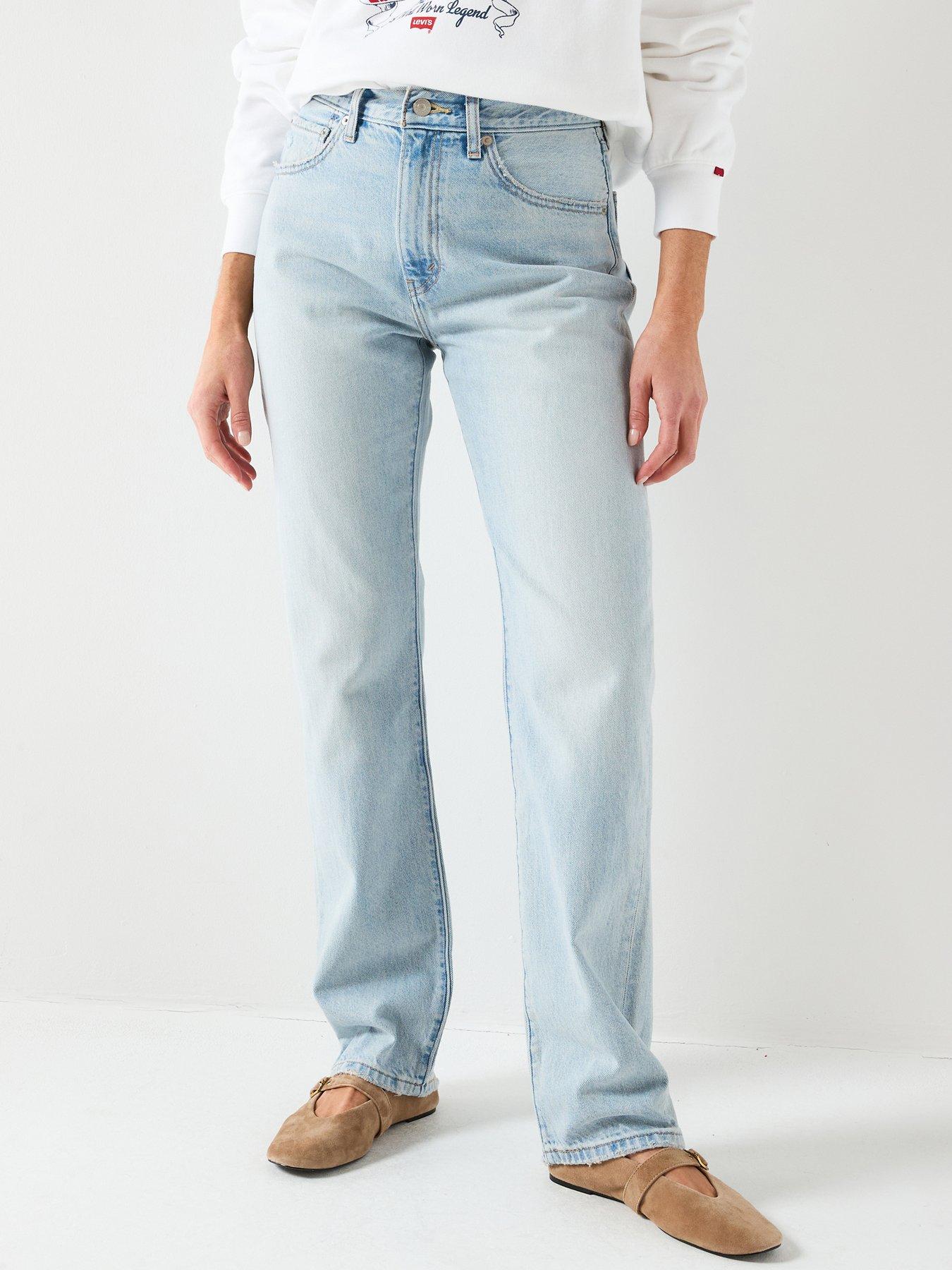 Levi's Easy Dad Jeans, Blue, Size 29, Inside Leg 30, Women