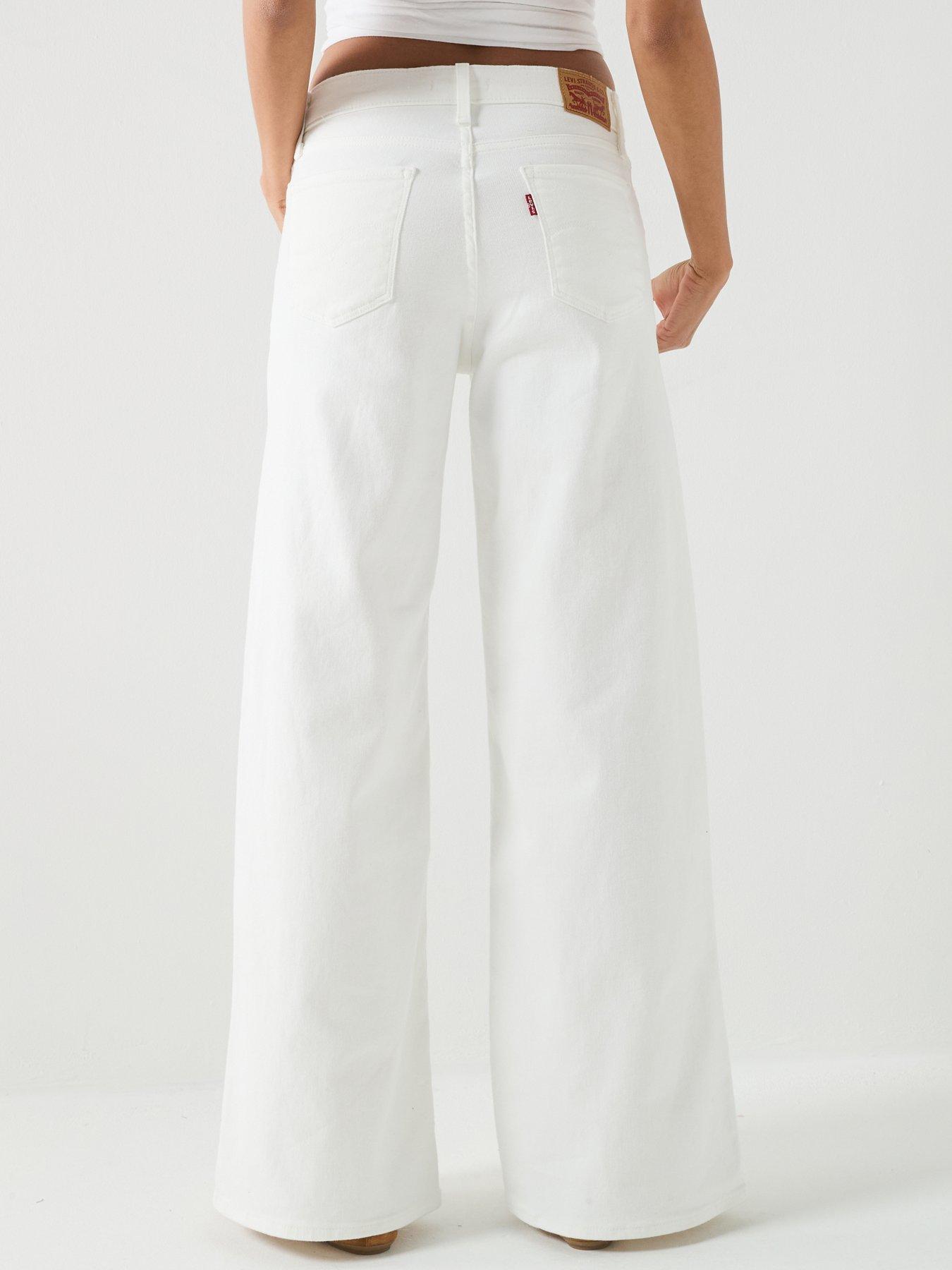 Image 2 of 6 of Levi's 318 Shaping Wide Leg Neutrals