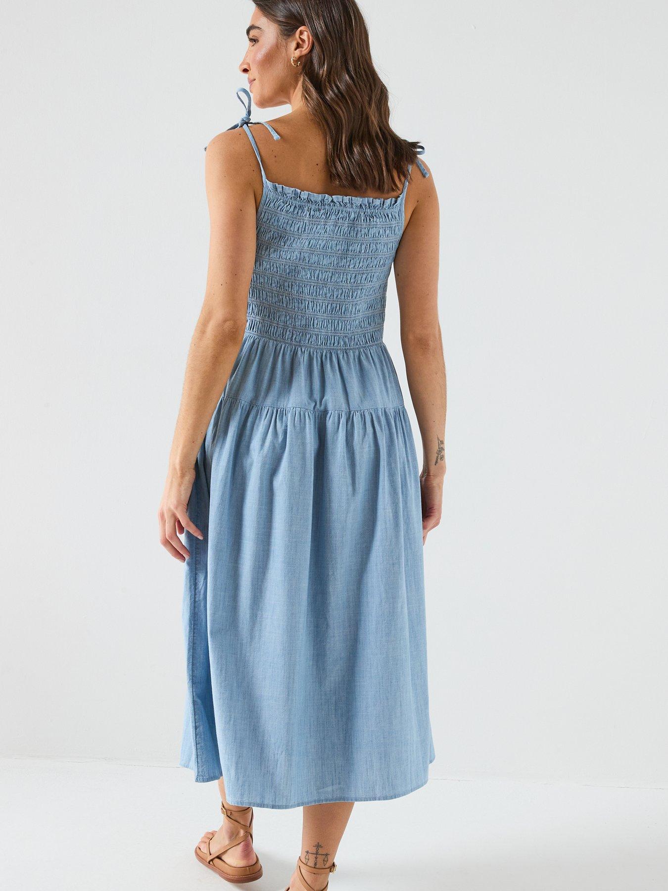 Image 2 of 6 of Levi's Monaco Cotton Sundress - Blue