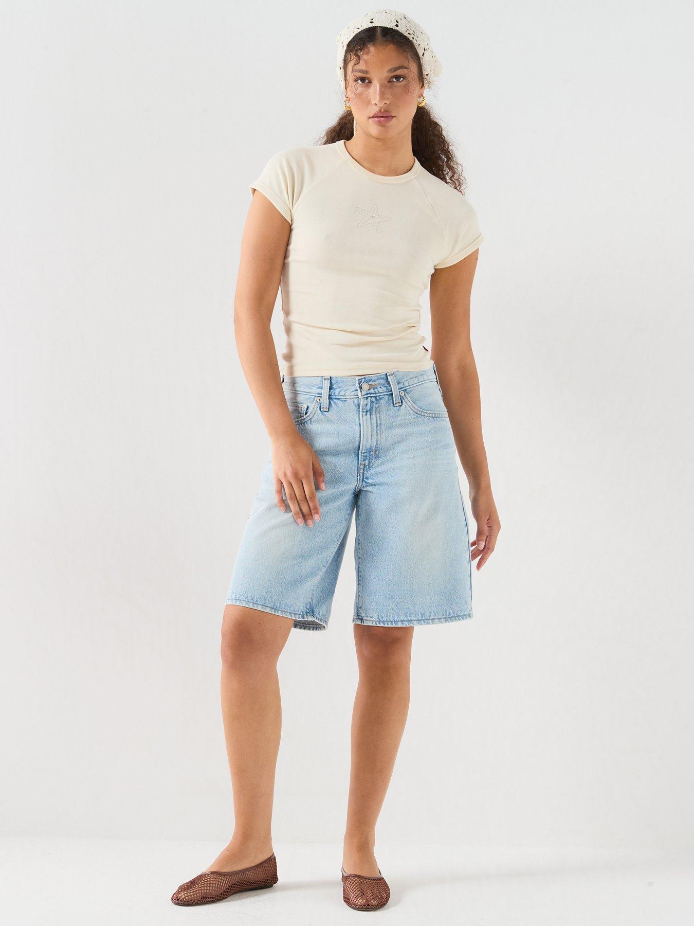 Image 3 of 6 of Levi's Gr Riley Raglan Tee - Beige