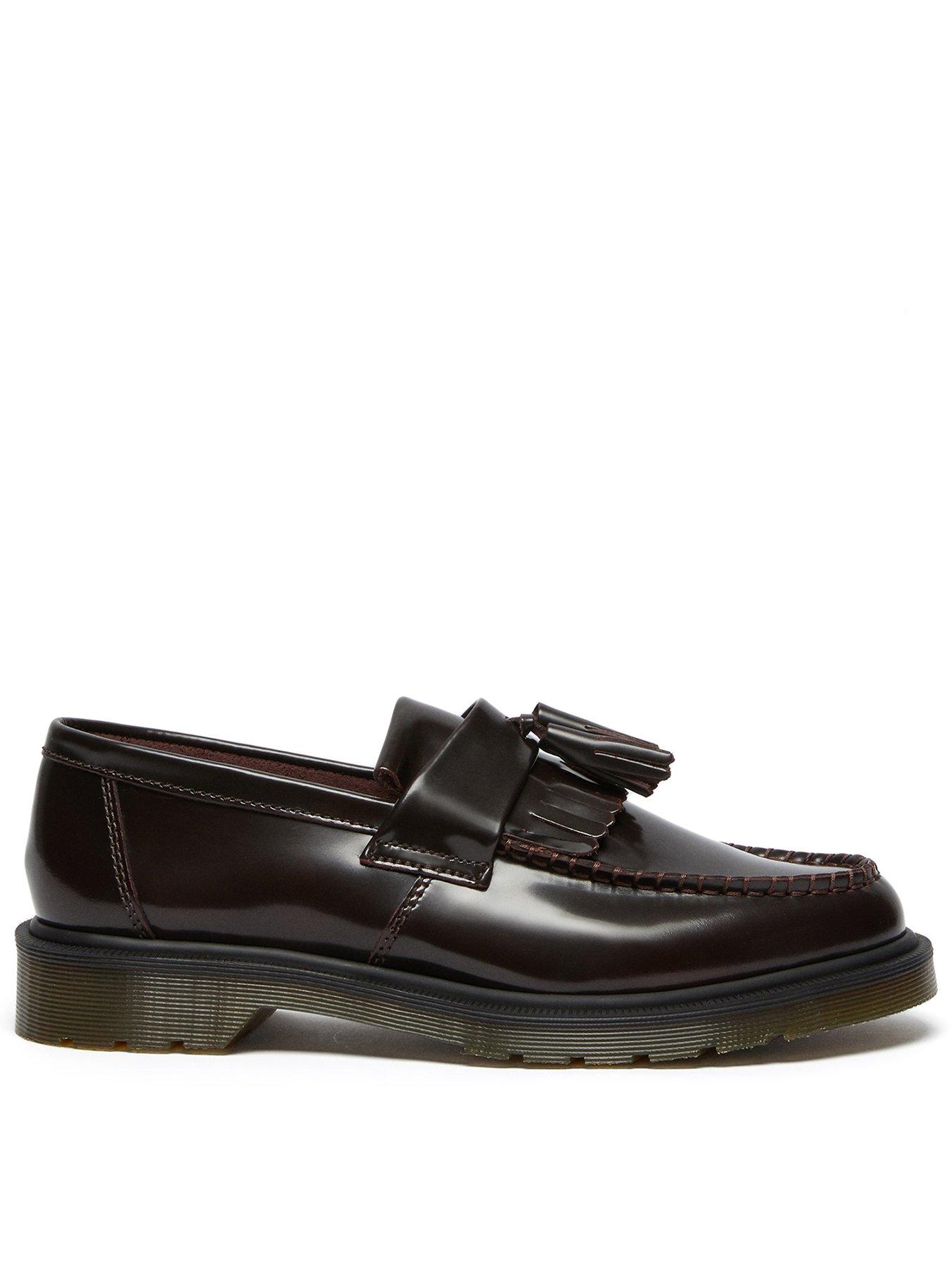 Dr Martens Dr Adrian Leather Tassel Loafer - Dark Red