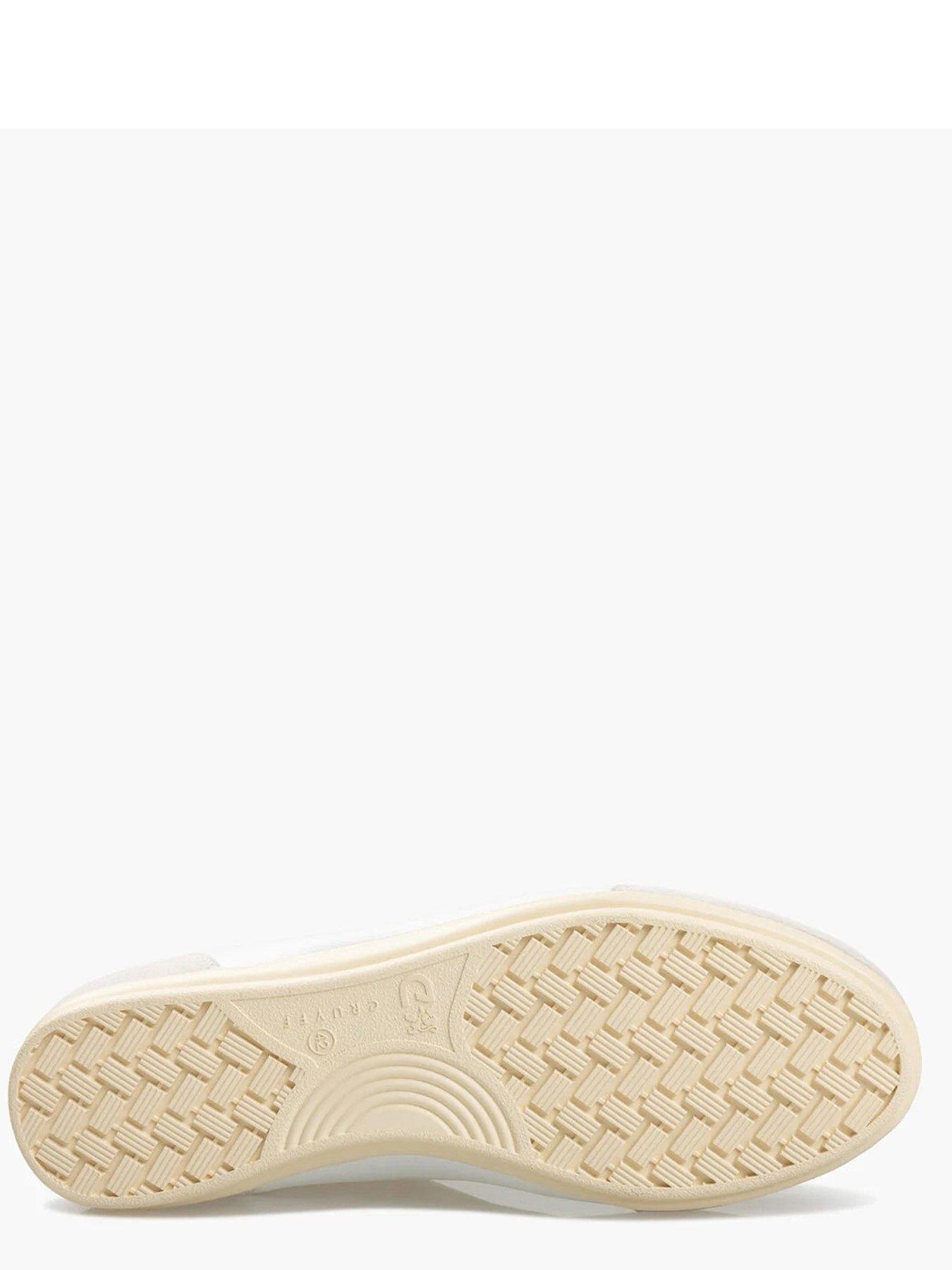 Image 5 of 7 of CRUYFF Recopa Low Profile Tumbled Suede Trainers - White