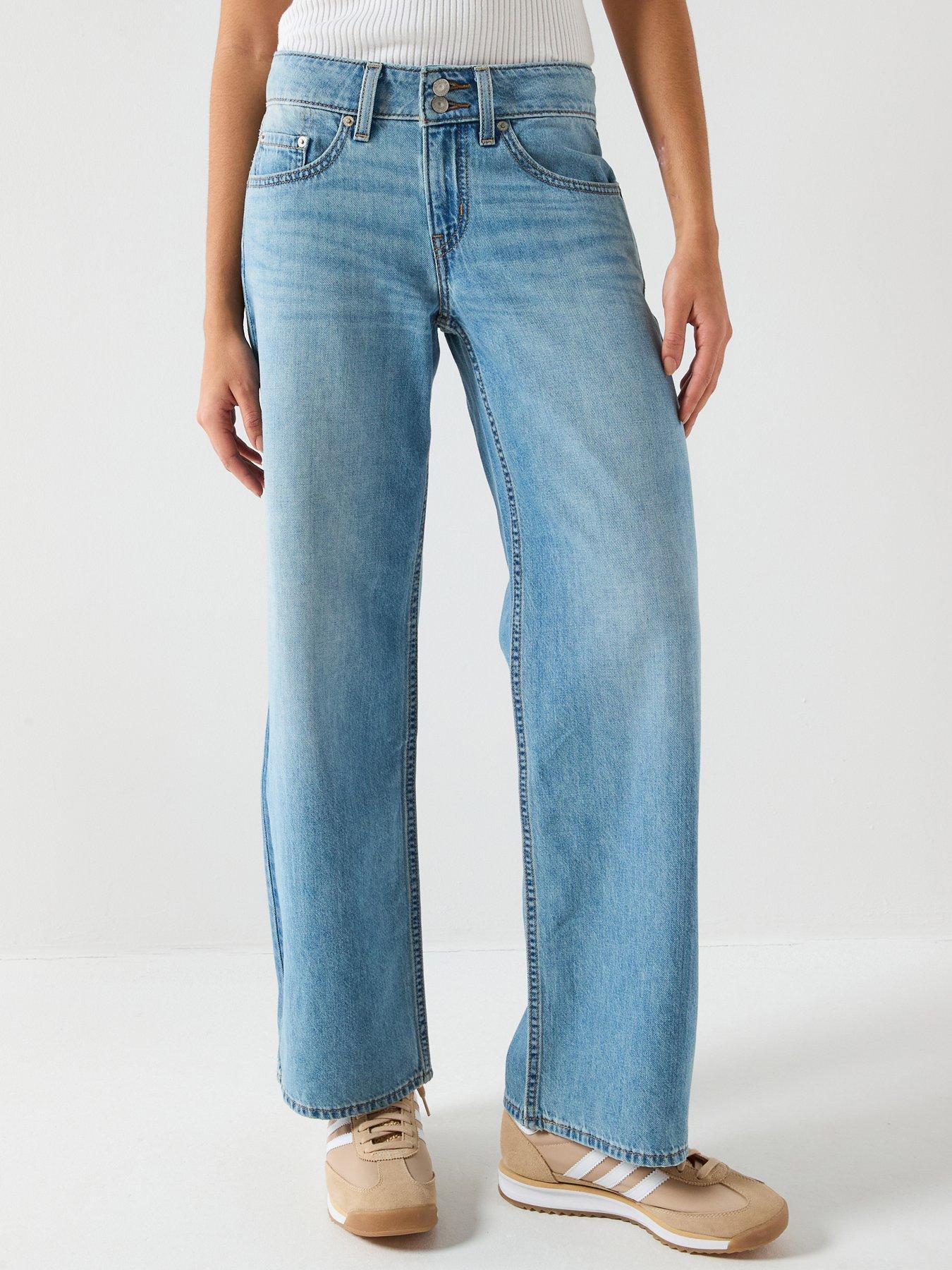 Levi's Superlow Loose jeans, Blue, Size 26, Inside Leg 32, Women
