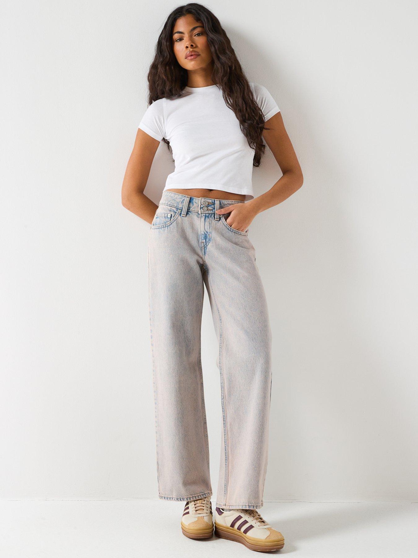 Image 3 of 6 of Levi's Superlow Loose - Light Pink
