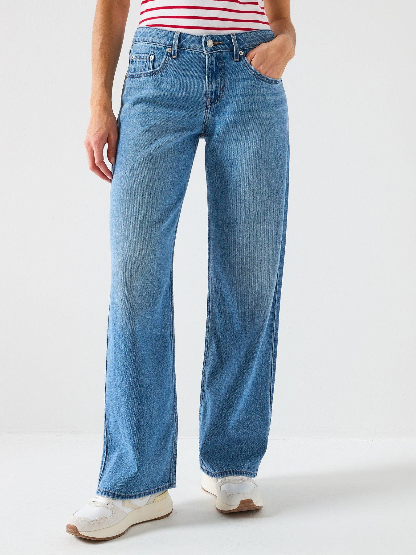 Levi's Low Loose Jeans, Blue, Size 31, Inside Leg 30, Women