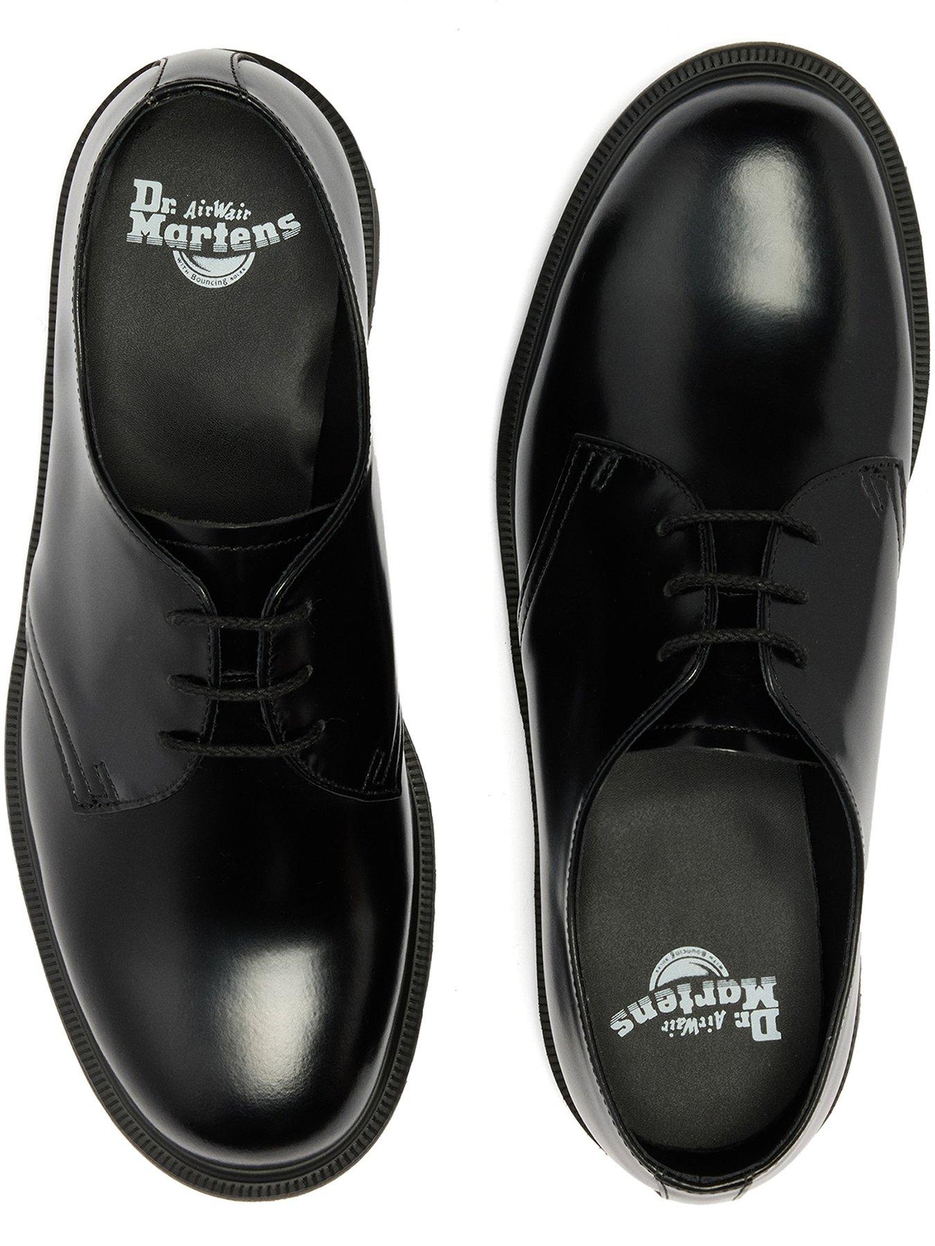 Image 4 of 7 of Dr Martens Mayfare Polished Smooth Lace Up Shoe - Black