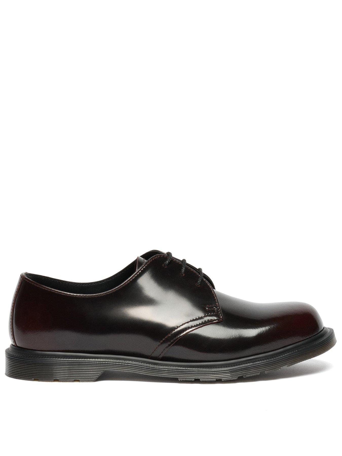 Dr Martens: Dr 3 Eye Mayfer Lace Up Shoe - Dark Red