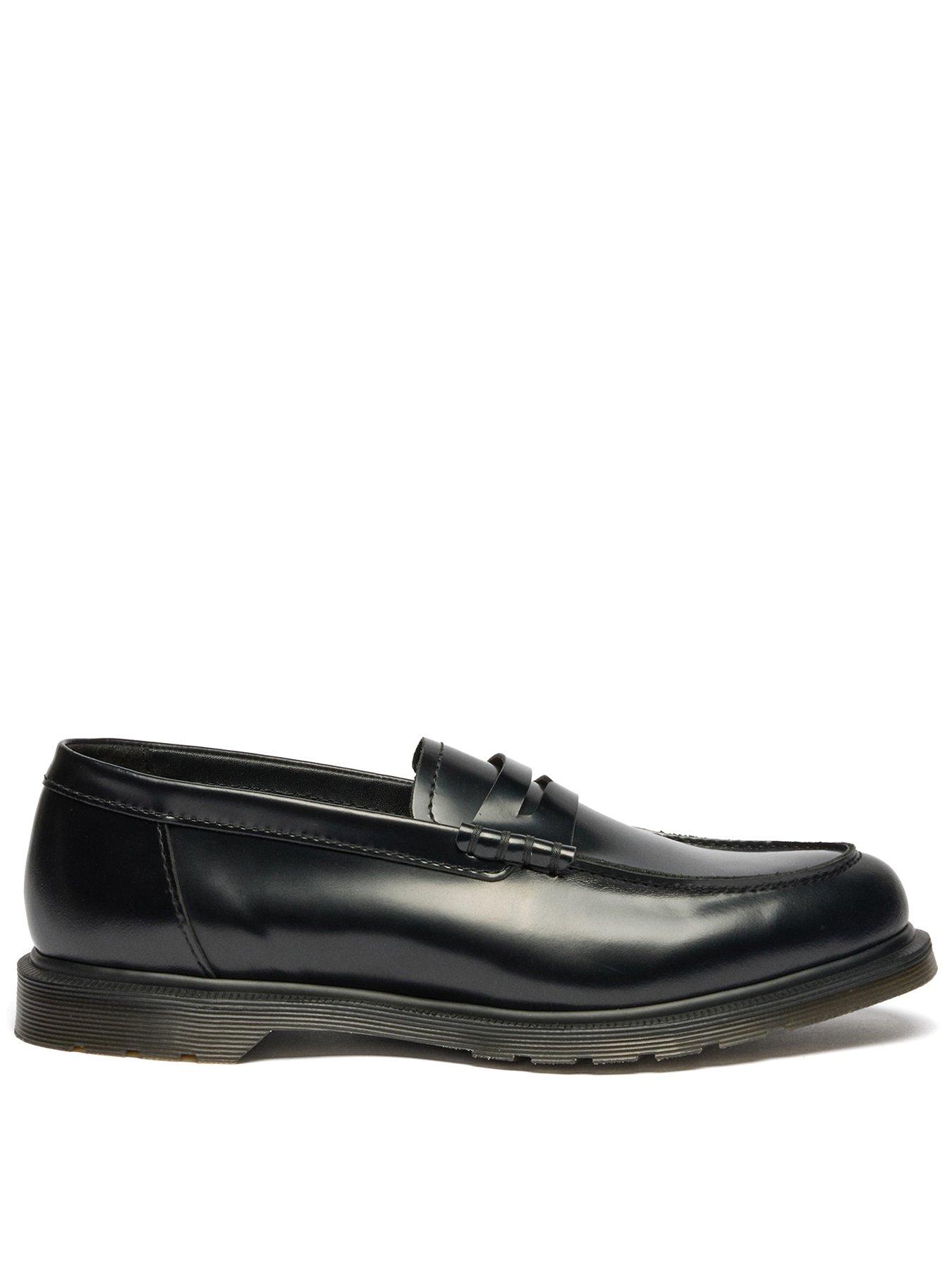 Dr Martens: Dr Mayfare Polished Smooth Leather Loafer - Black