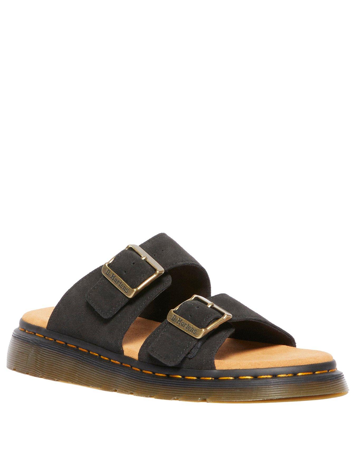Image 2 of 7 of Dr Martens Dr. Martens Josef Buckled Suede Slip On Sandal