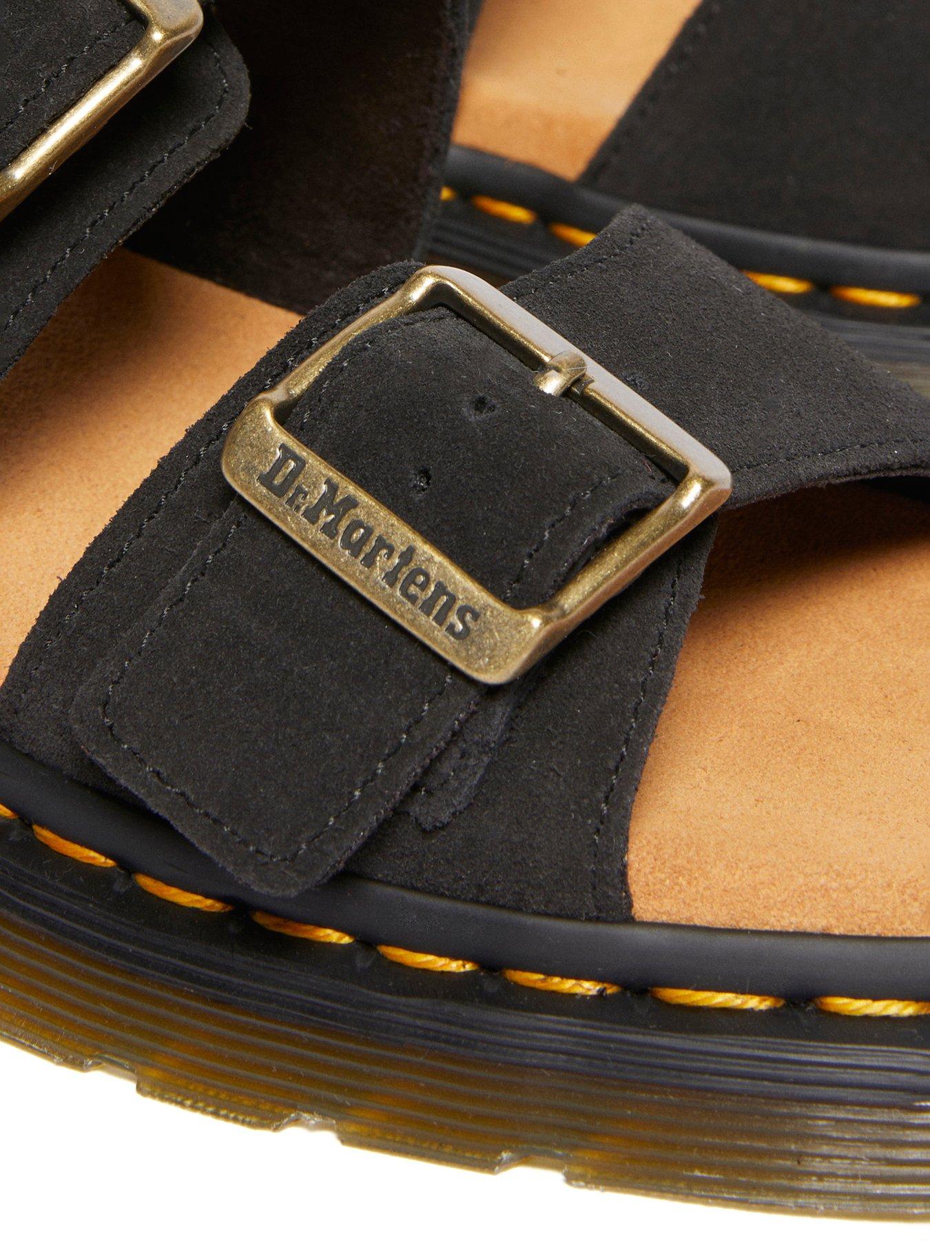 Image 6 of 7 of Dr Martens Dr. Martens Josef Buckled Suede Slip On Sandal