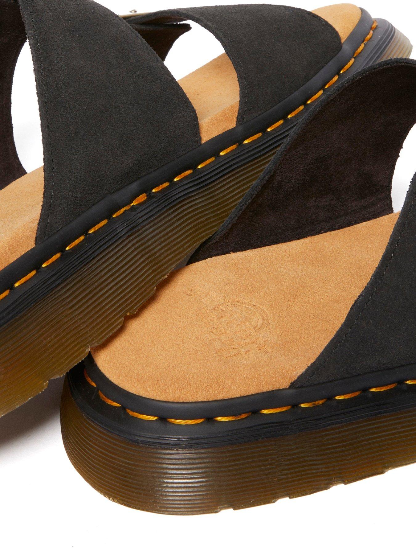 Image 7 of 7 of Dr Martens Dr. Martens Josef Buckled Suede Slip On Sandal