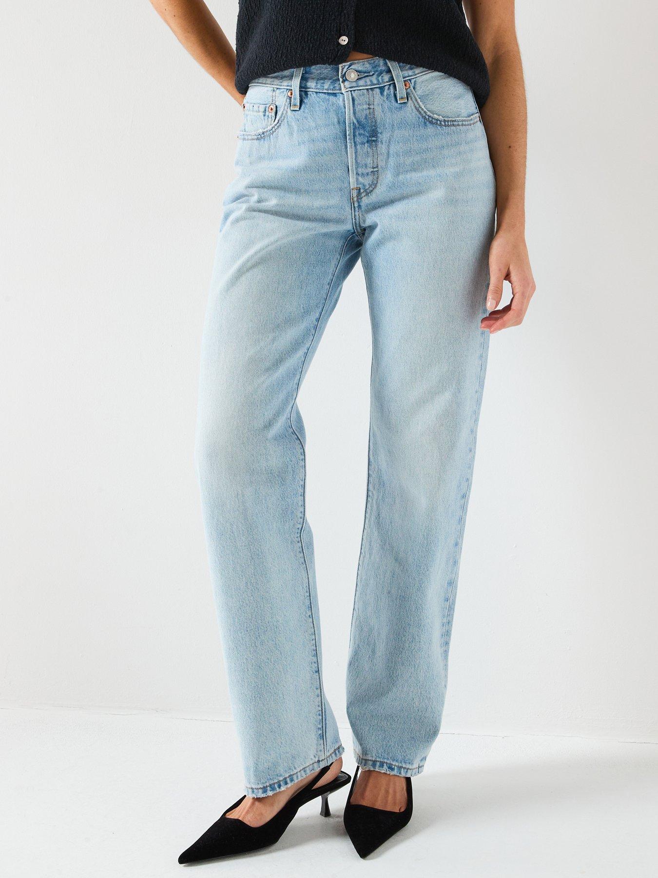 Levi's 501 '90s Jeans, Blue, Size 27, Inside Leg 32, Women