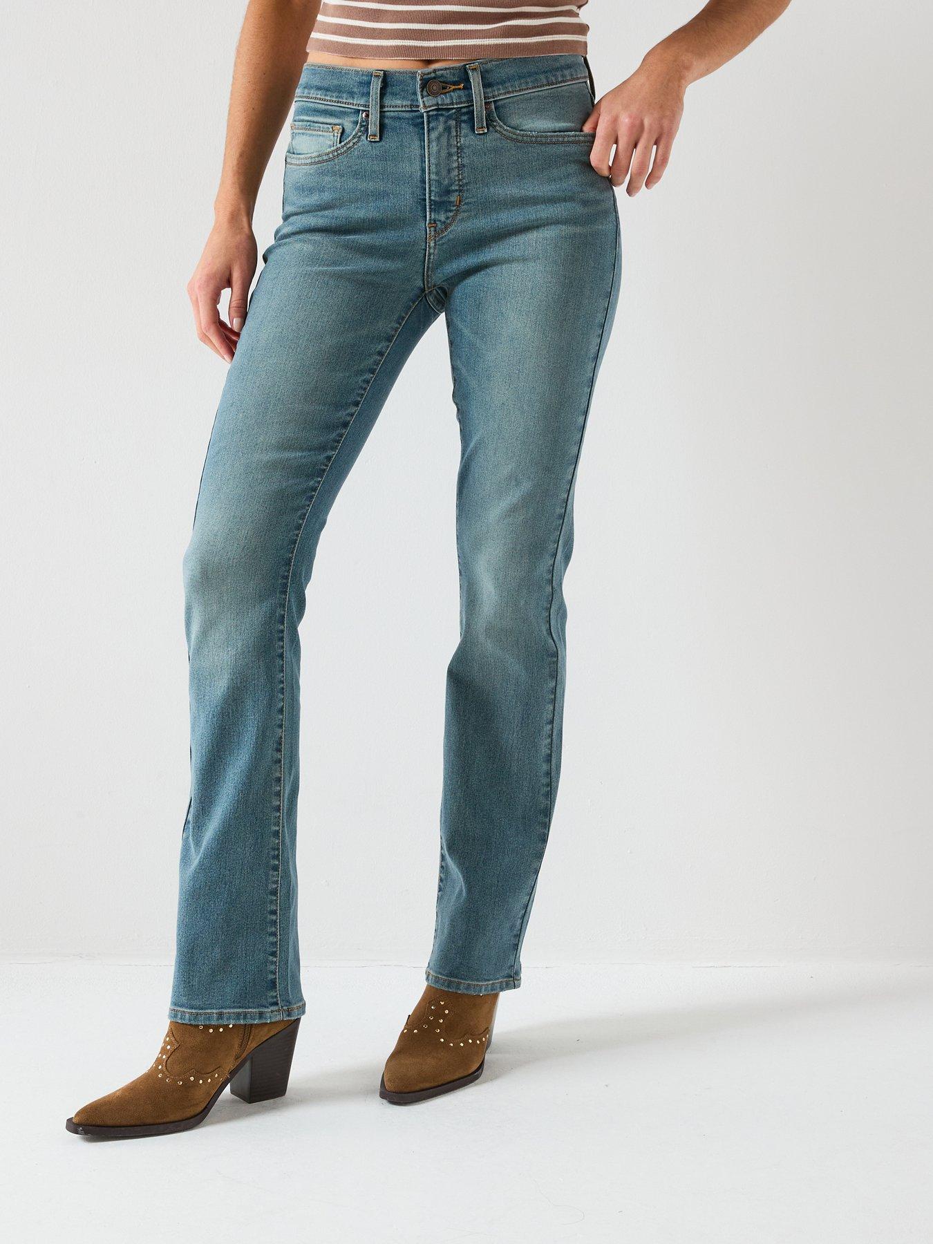 Levi's 315 Shaping Bootcut Jeans with Medium Stretch Denim, Blue, Size 29, Inside Leg 32, Women