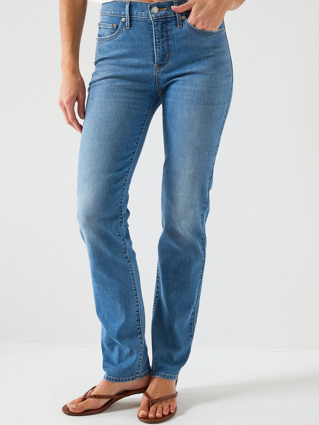 Levi's 312 Shaping Slim Jeans, Blue, Size 27, Inside Leg 30, Women