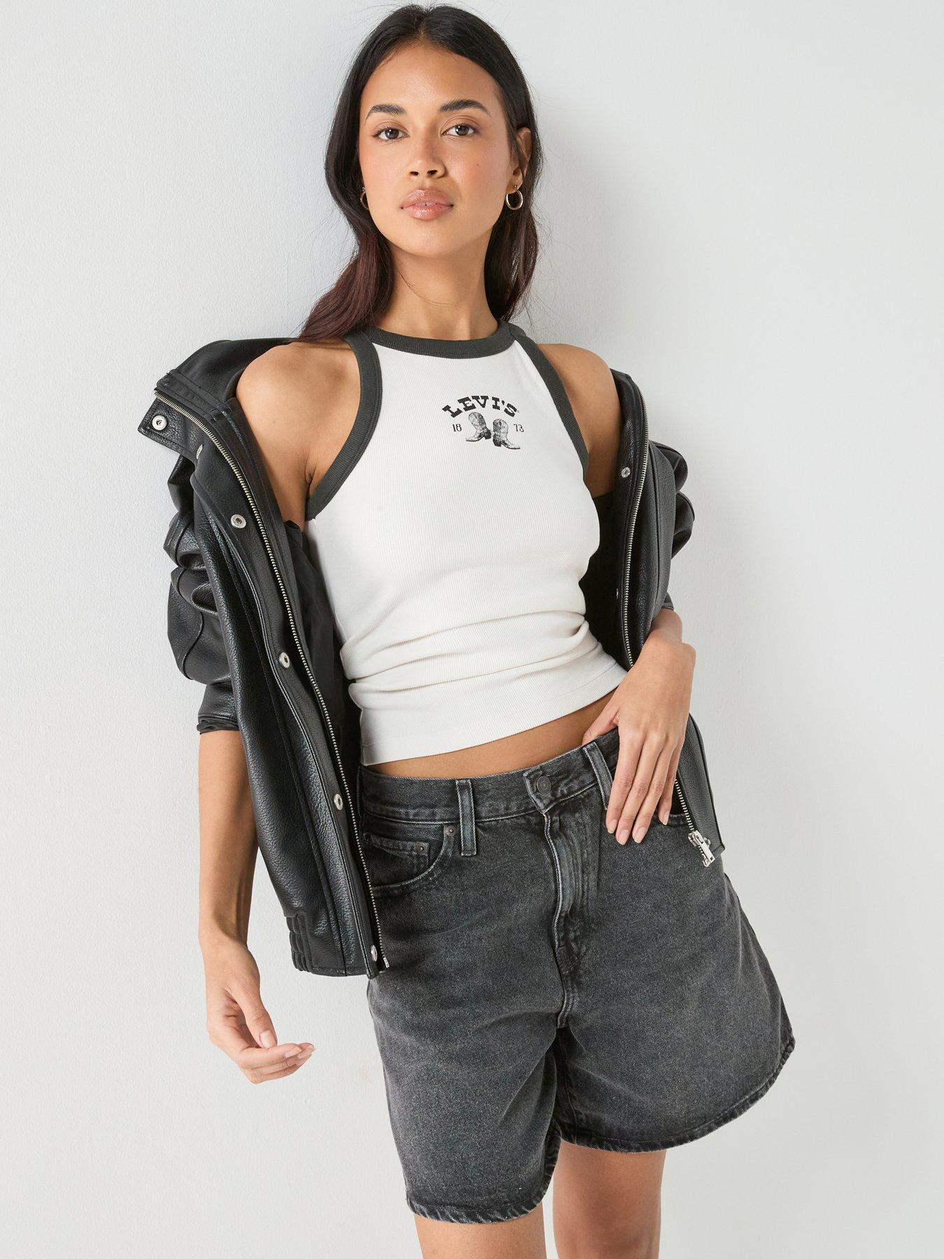 Levi's Graphic Essential Racer Tank - Beige