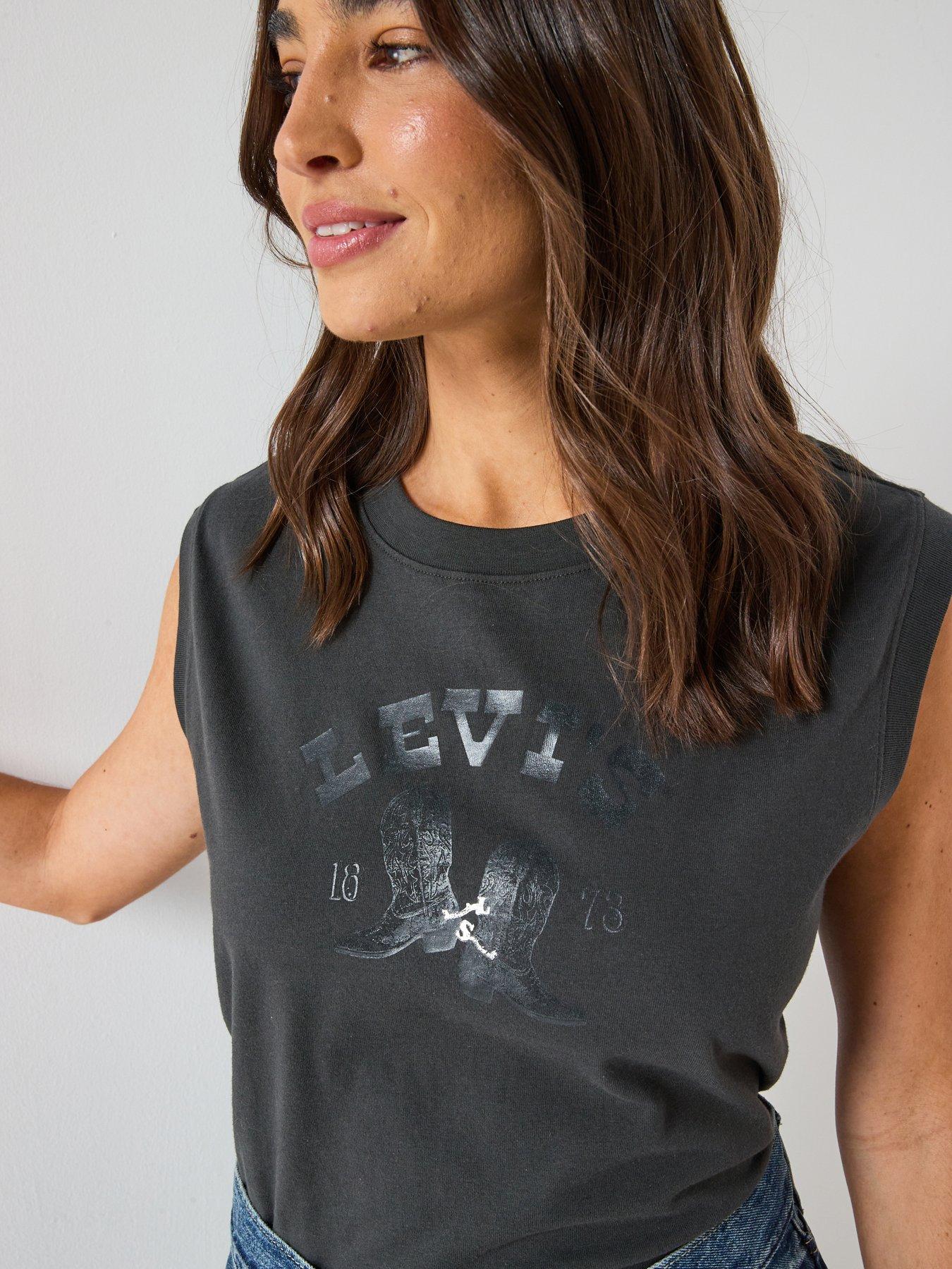 Levi's Boxy Tank Top - Black