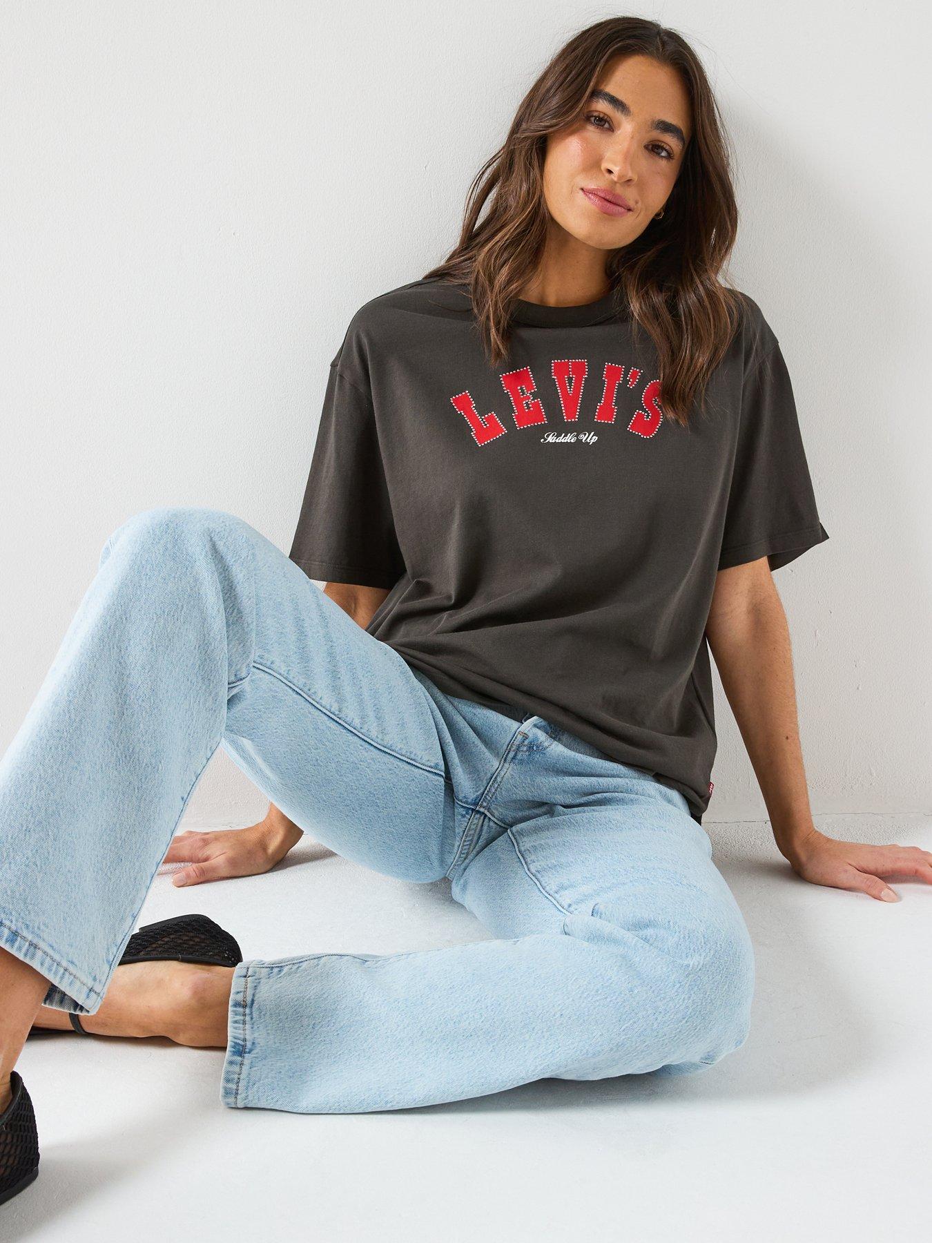 Image 6 of 6 of Levi's Graphic Tabor Tee - Black