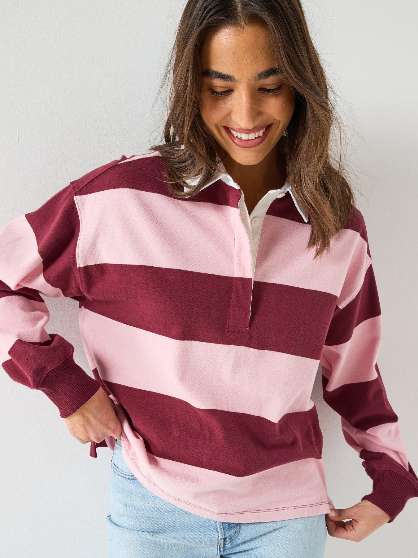 Levi's Reenie Rugby Long Sleeve - Pink