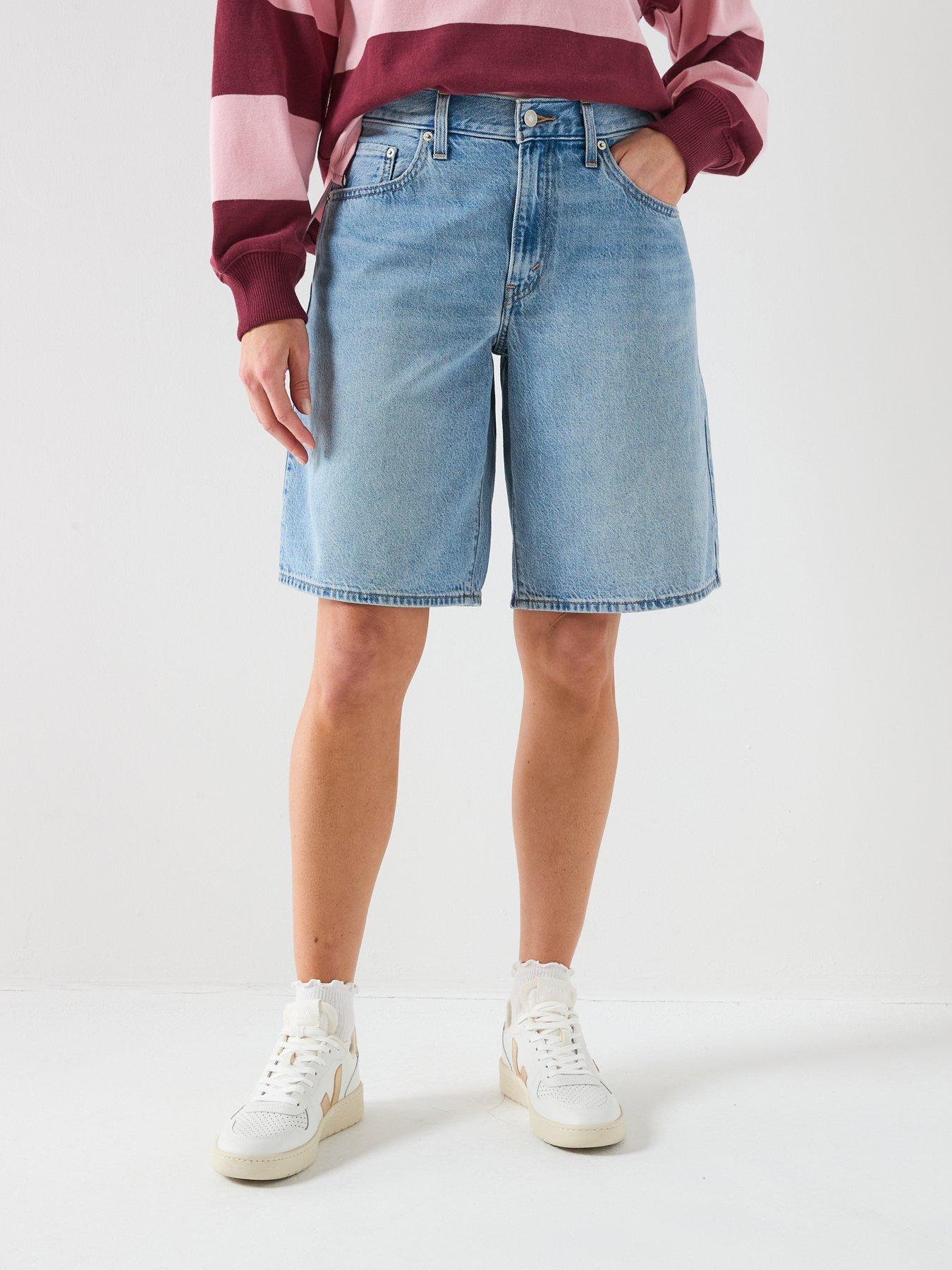 Levi's Baggy Dad Jorts, Blue, Size 29, Women