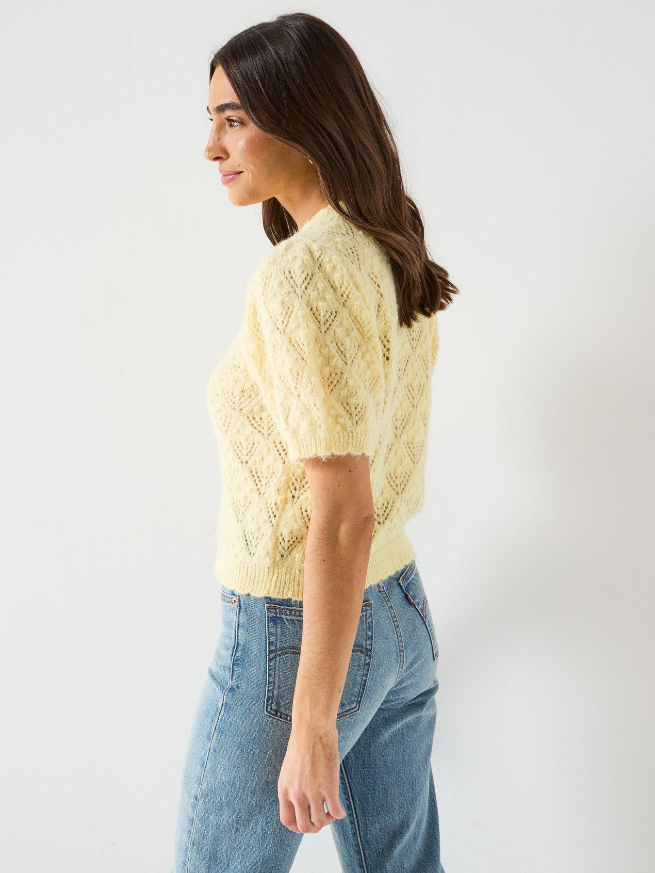 Image 2 of 6 of Levi's Pauline Pointelle Ss Cardi