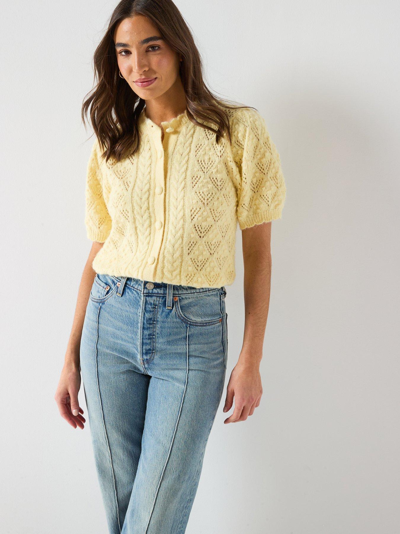Image 4 of 6 of Levi's Pauline Pointelle Ss Cardi