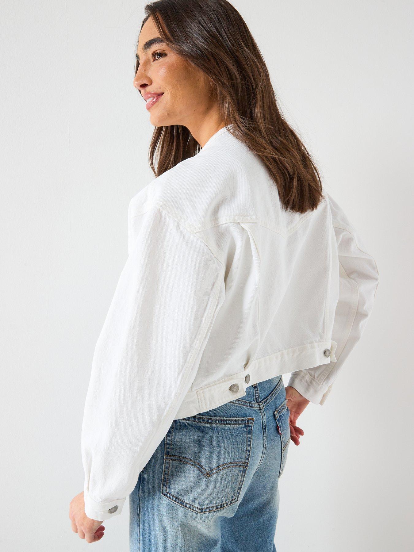 Image 2 of 6 of Levi's Collarless Shrunken 90s Trucker