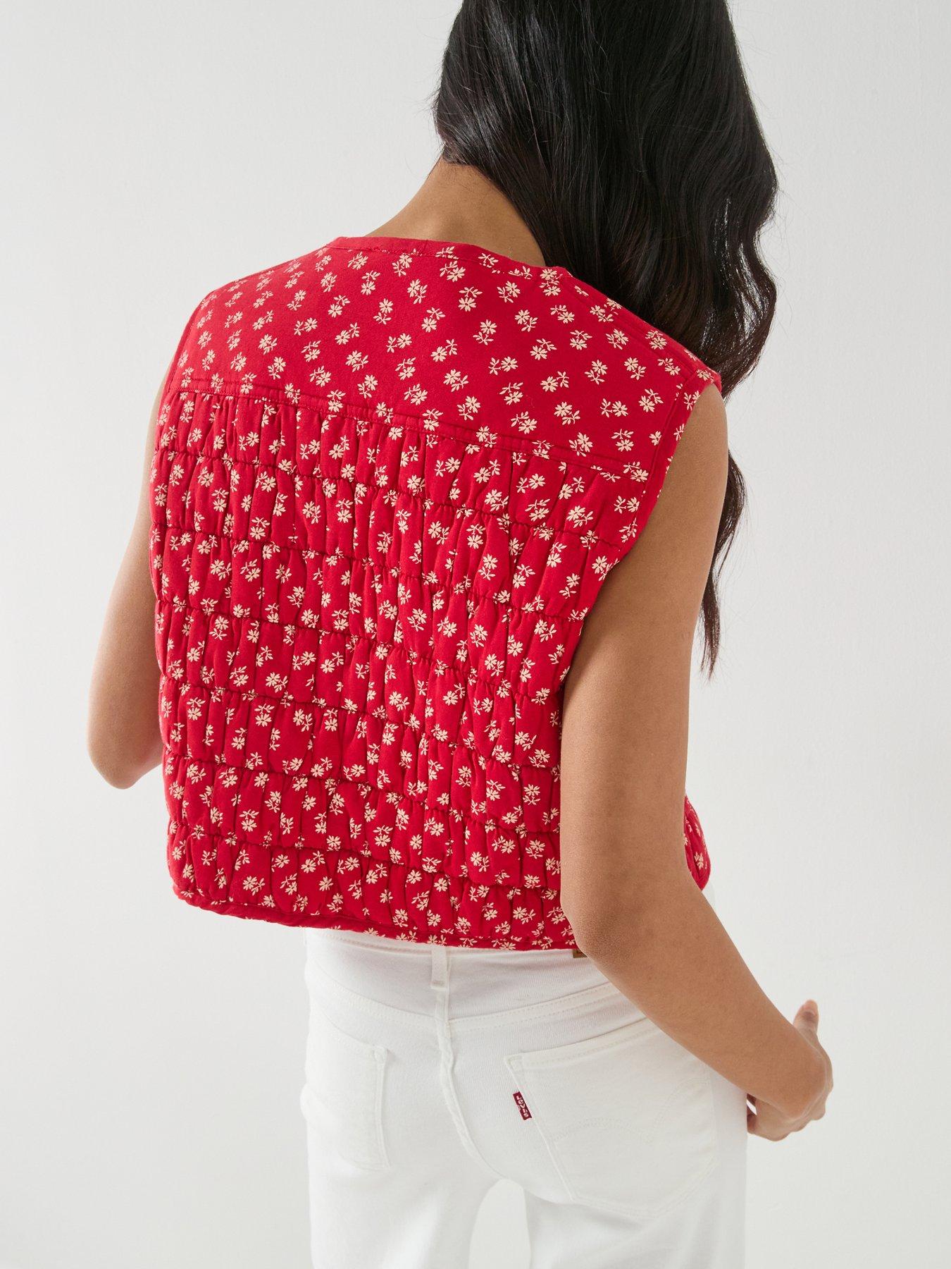 Image 2 of 6 of Levi's Rue Liner Vest - Red