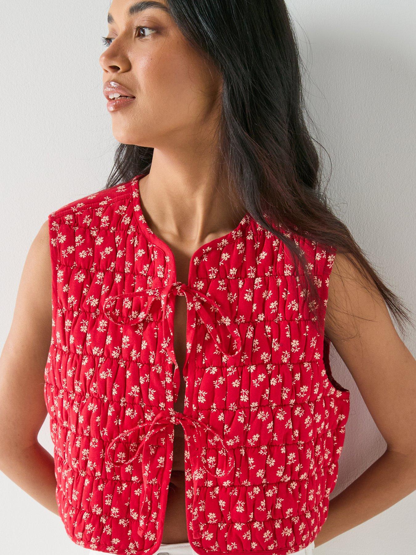 Image 4 of 6 of Levi's Rue Liner Vest - Red