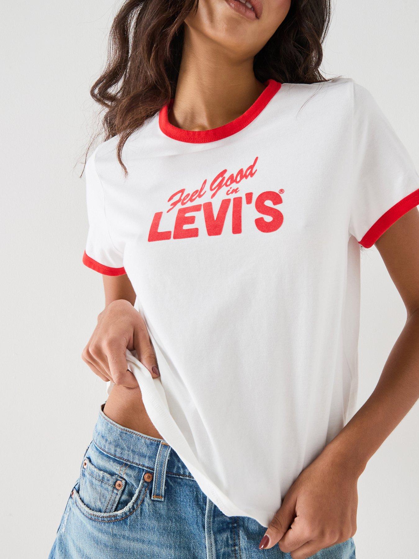 Levi's Graphic Favourite Tee Ringer - White