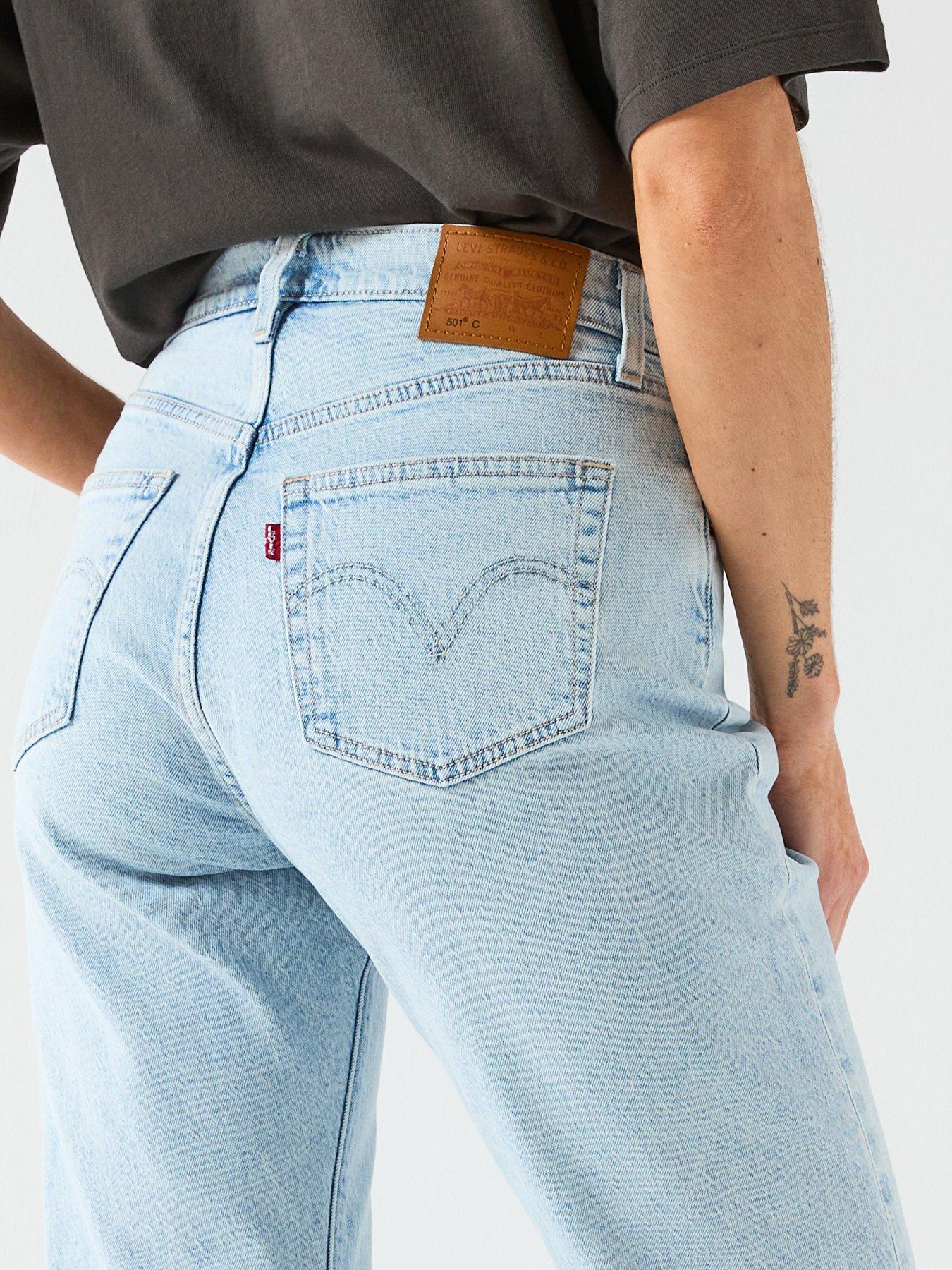 Image 4 of 6 of Levi's 501 Curve Lightweight Jeans - Blue