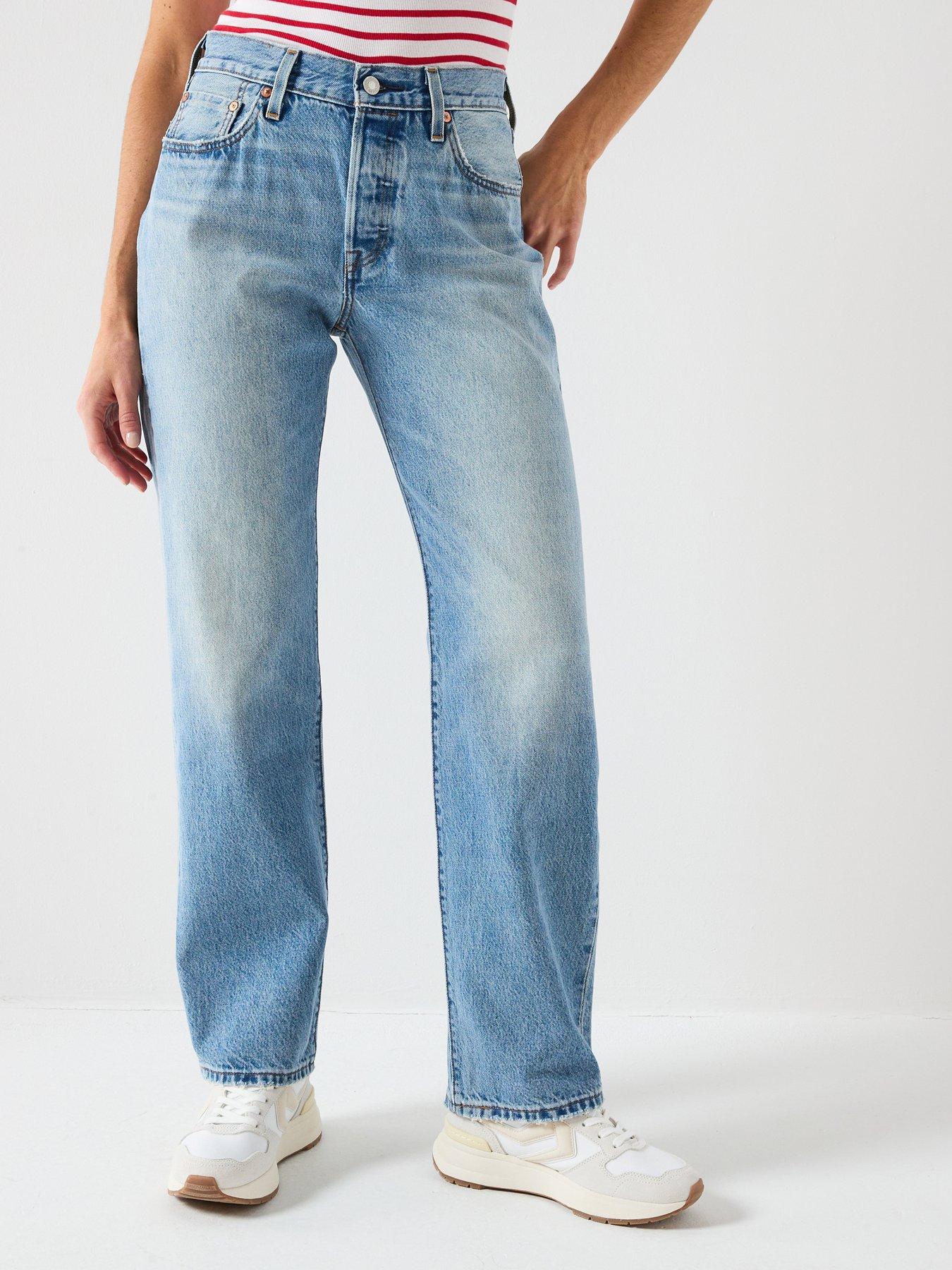 Levi's 501 '90s Jeans, Blue, Size 27, Inside Leg 30, Women