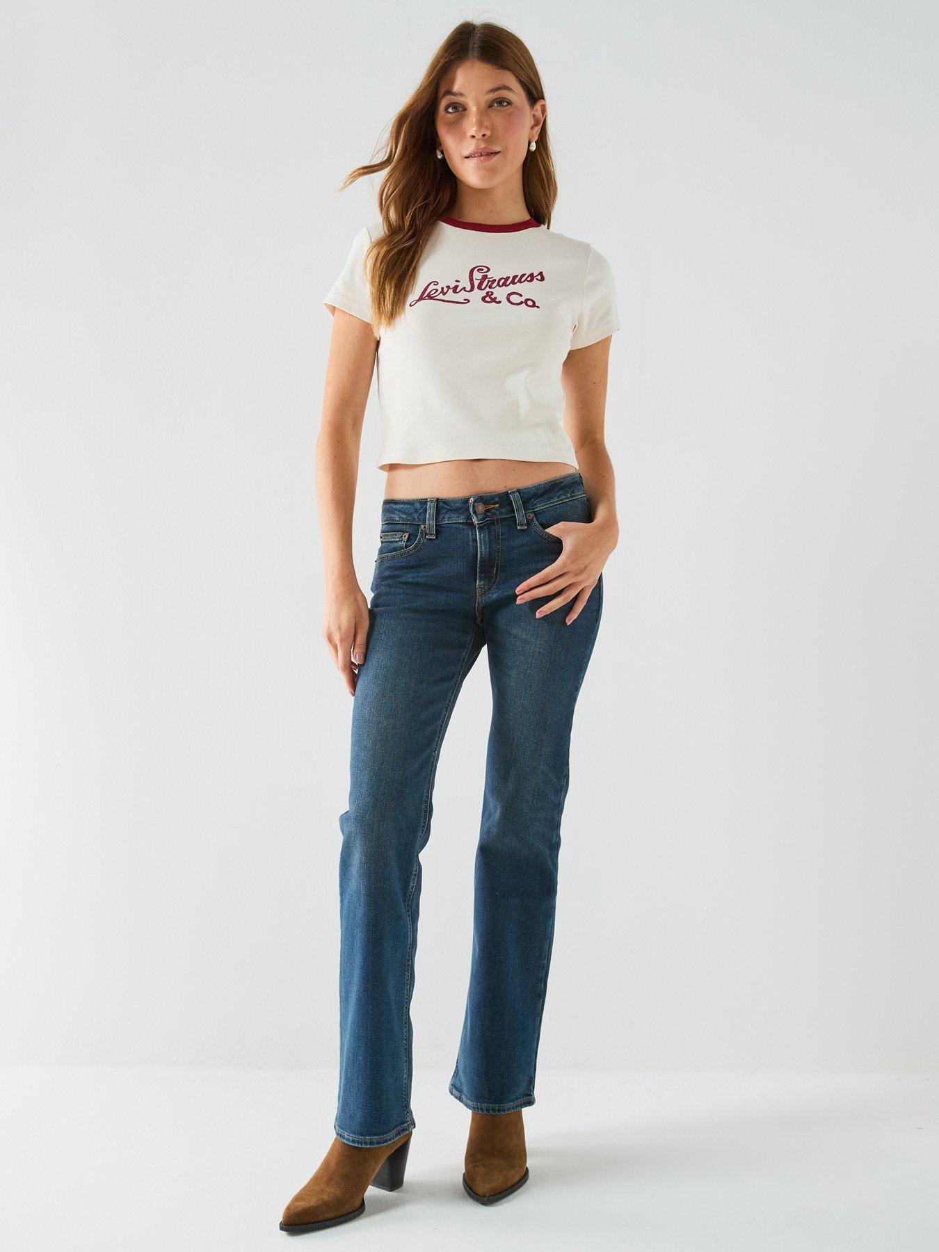 Image 3 of 6 of Levi's Superlow Bootcut Jeans - Sweep Down