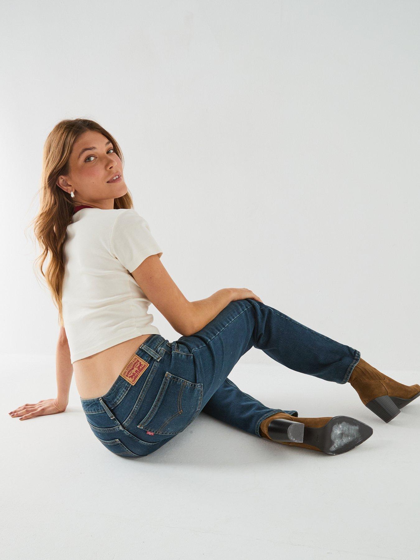 Image 4 of 6 of Levi's Superlow Bootcut Jeans - Sweep Down