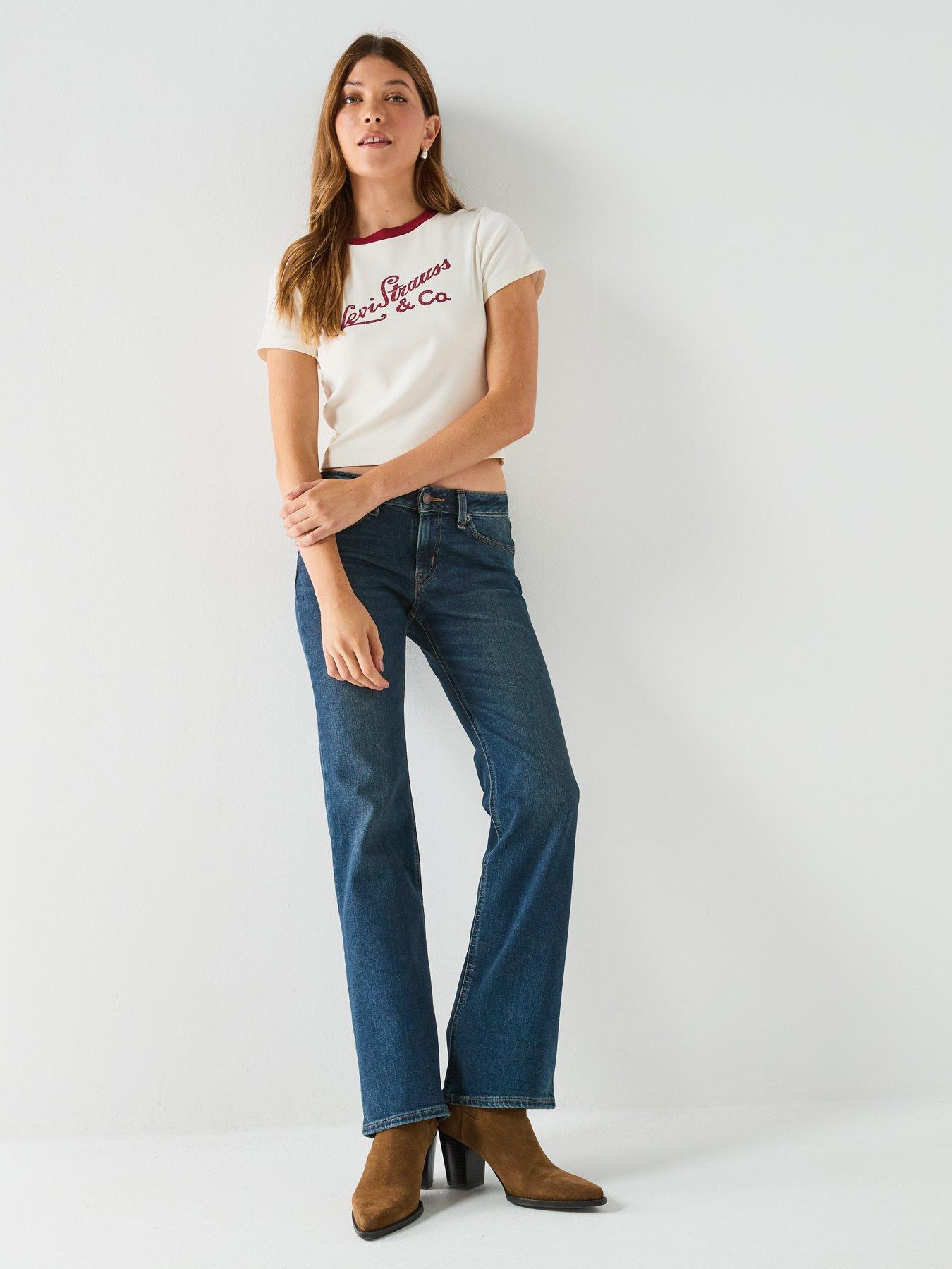 Image 5 of 6 of Levi's Superlow Bootcut Jeans - Sweep Down