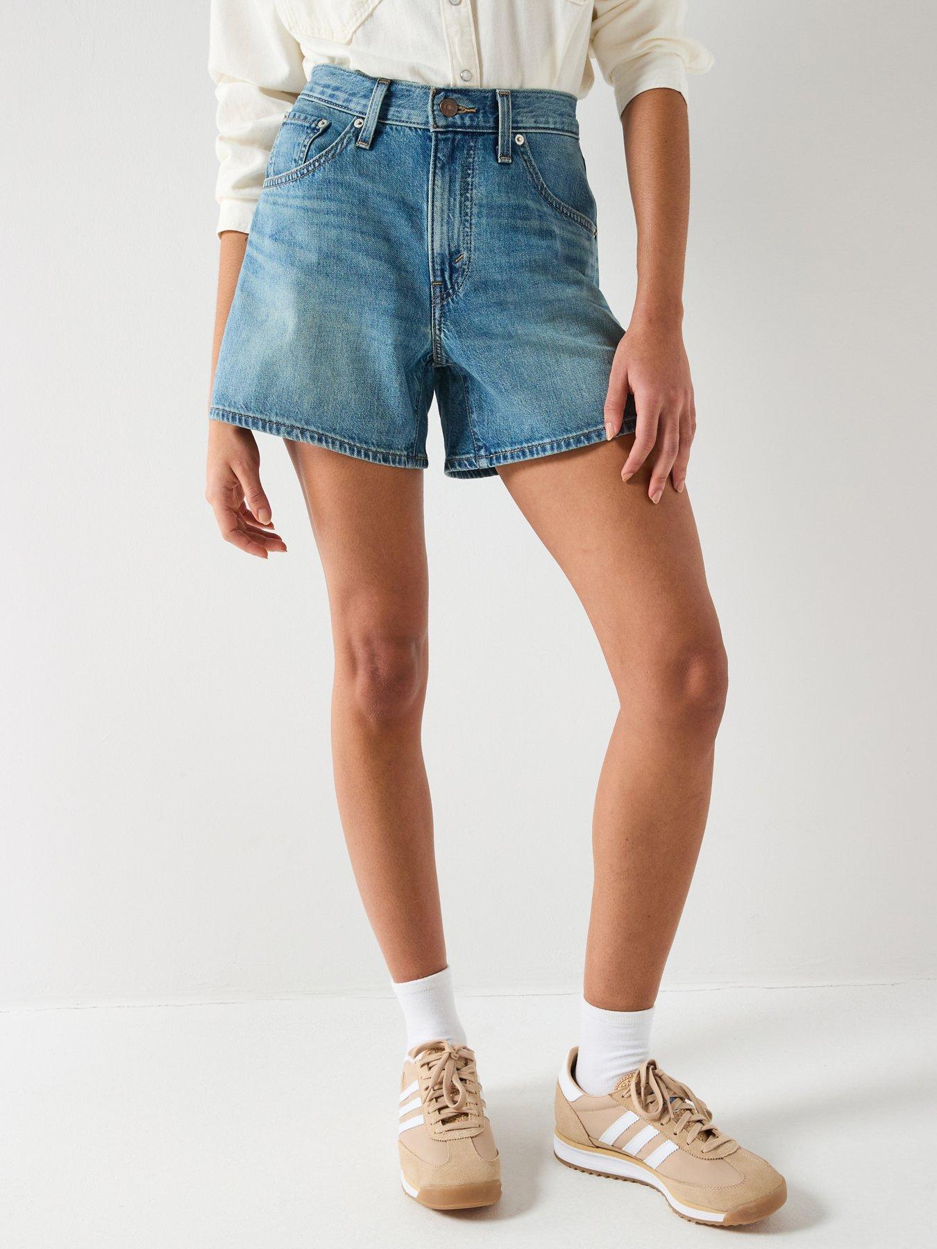 Levi's Cinch Mid-Thigh Shorts - Blue