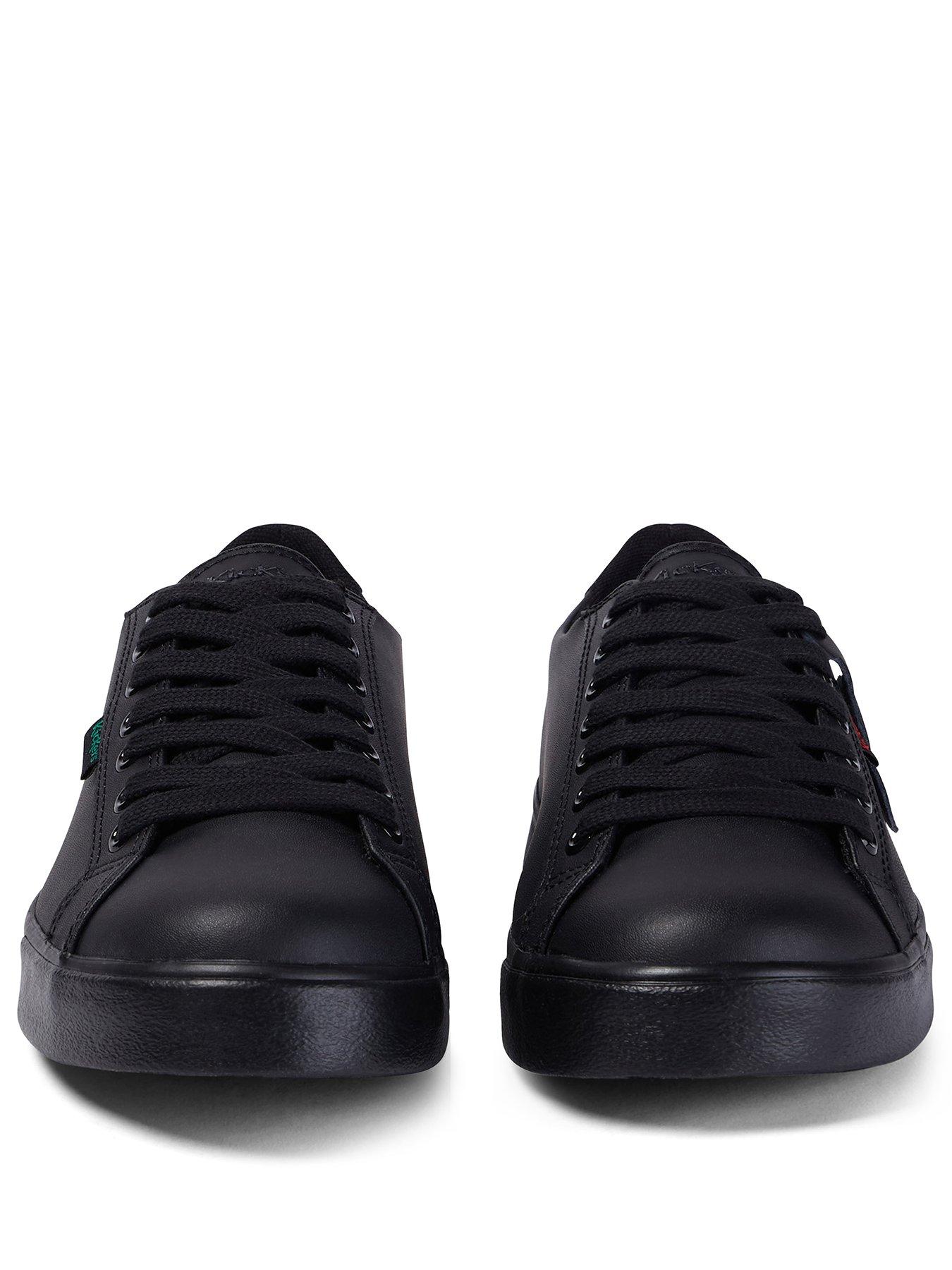 Image 2 of 6 of Kickers Youth Tovni Leather Lace-up Shoe - Black