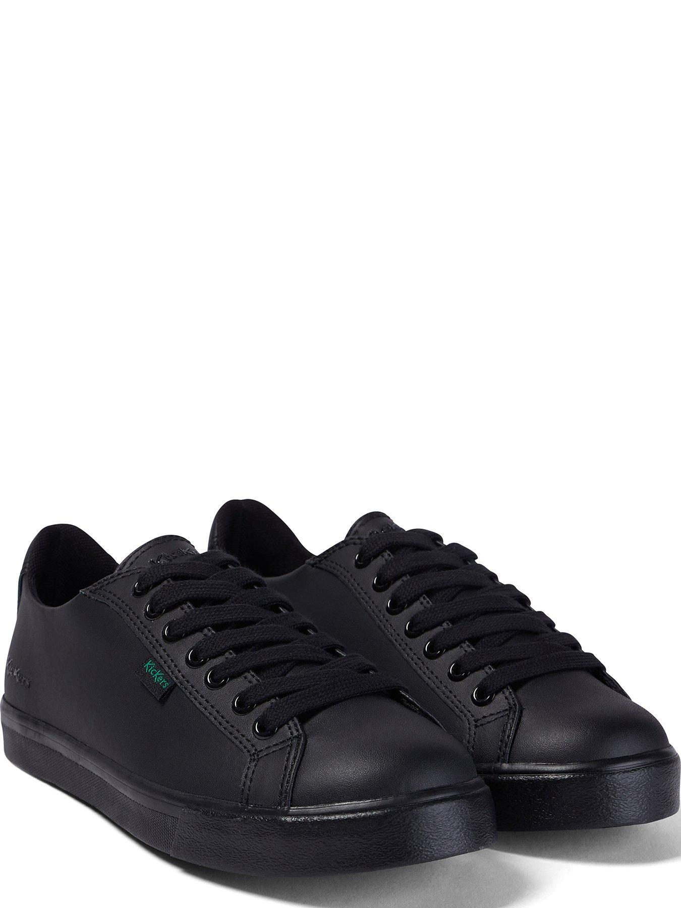 Image 5 of 6 of Kickers Youth Tovni Leather Lace-up Shoe - Black