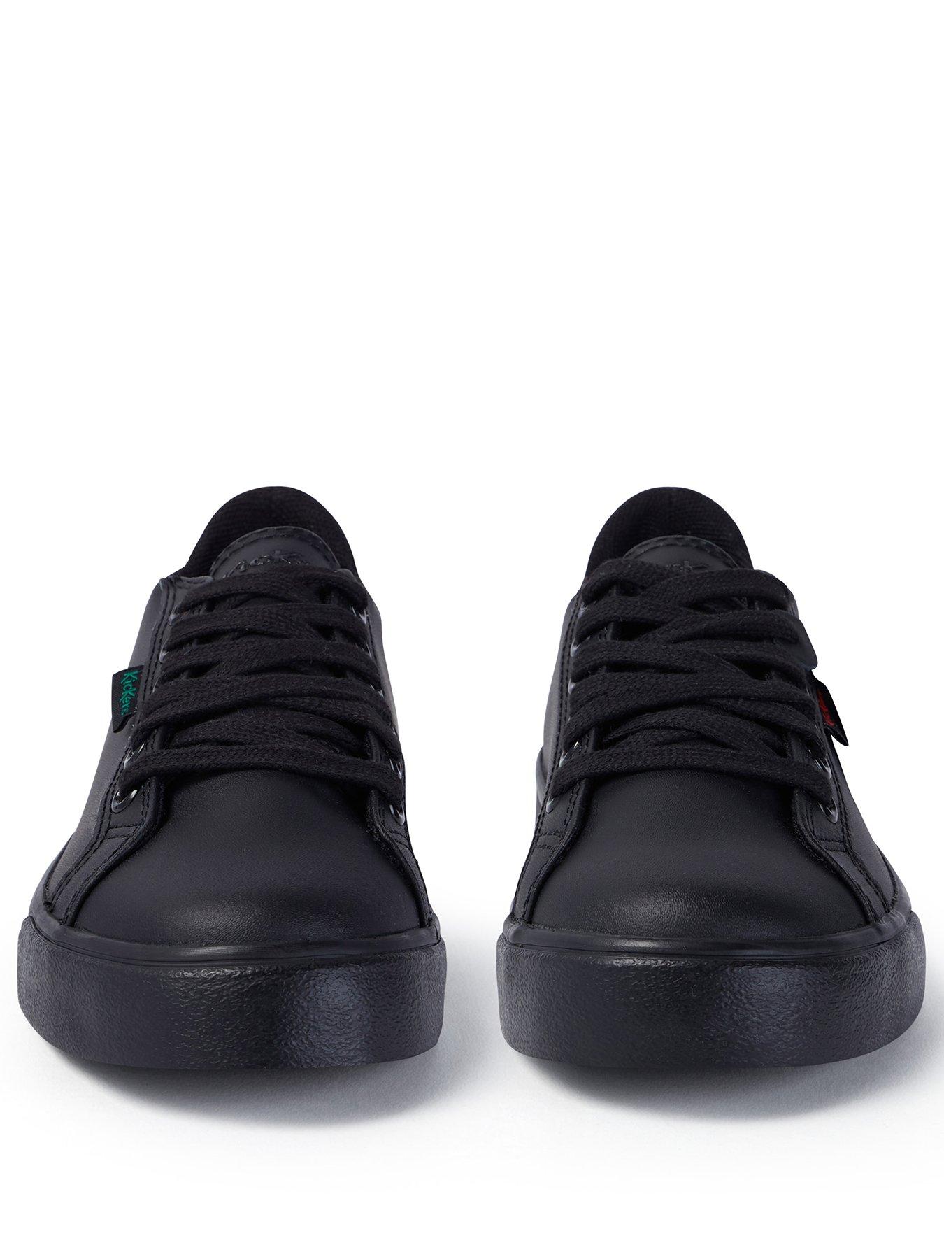 Image 2 of 6 of Kickers Junior Tovni Leather Lace-up Shoe - Black