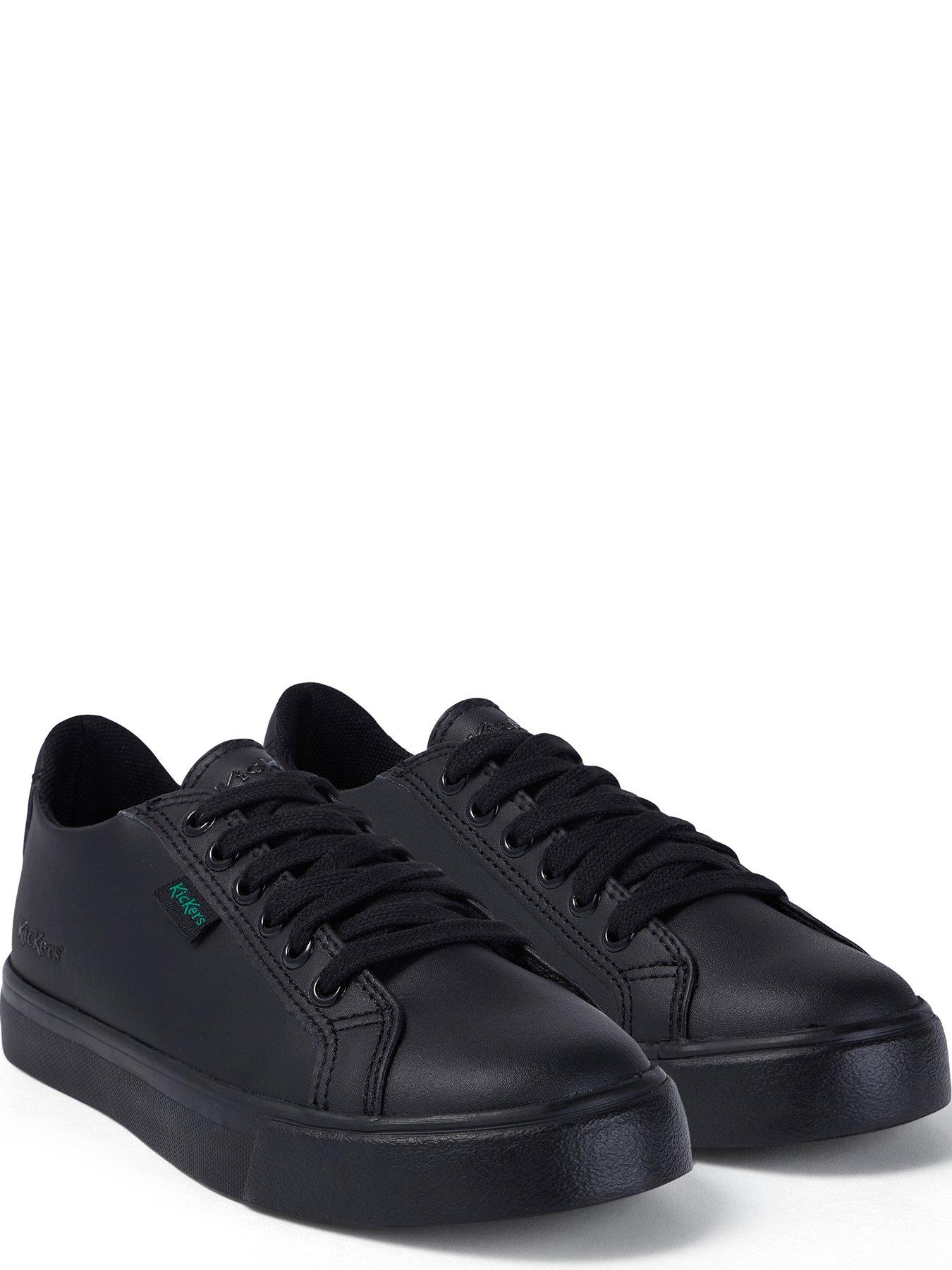 Image 5 of 6 of Kickers Junior Tovni Leather Lace-up Shoe - Black