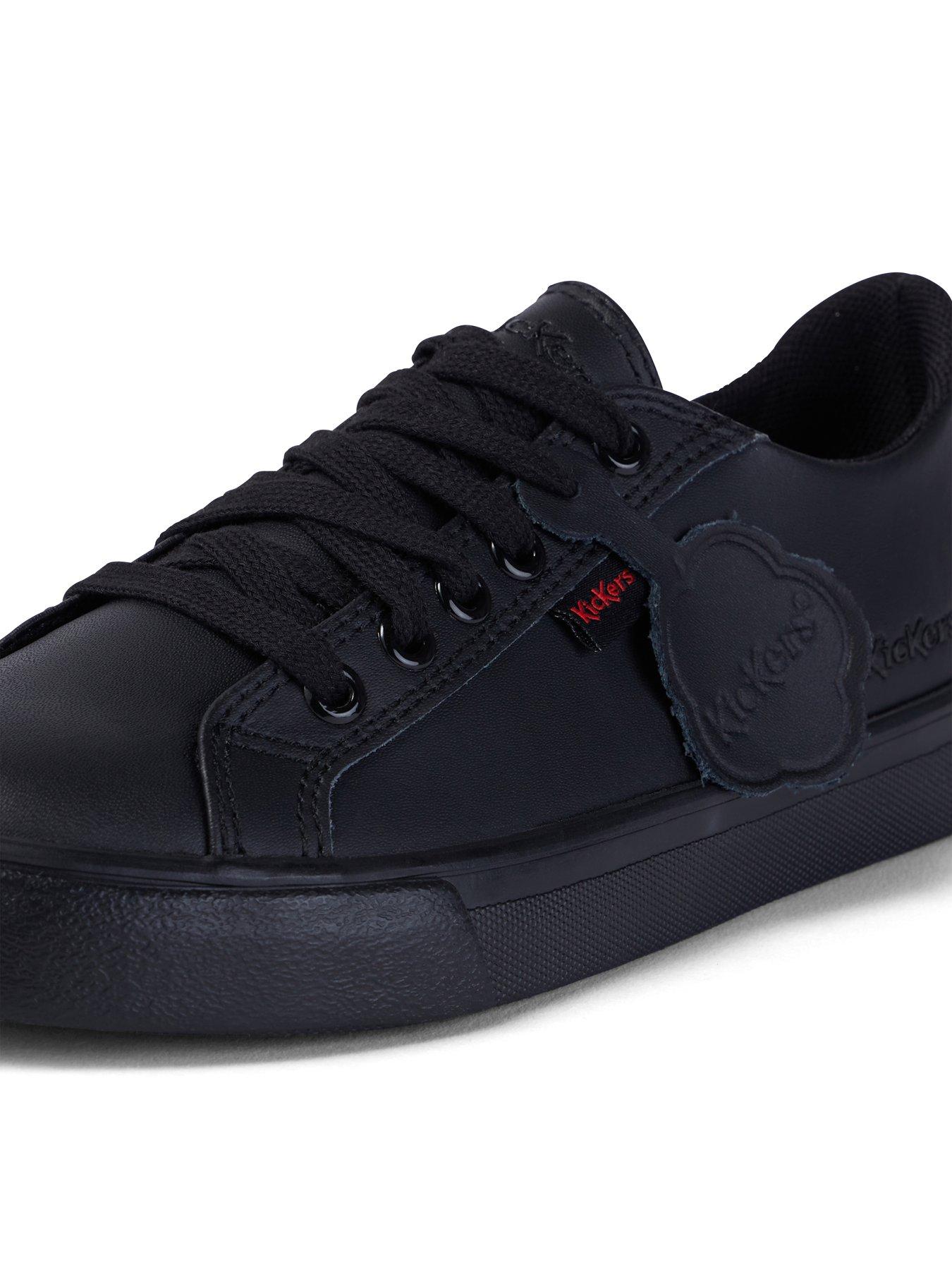 Image 6 of 6 of Kickers Junior Tovni Leather Lace-up Shoe - Black
