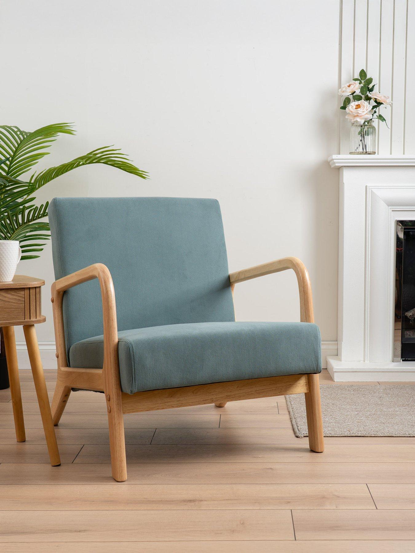 Scottish Everlastings Howorth Cord Fabric Chair - Teal