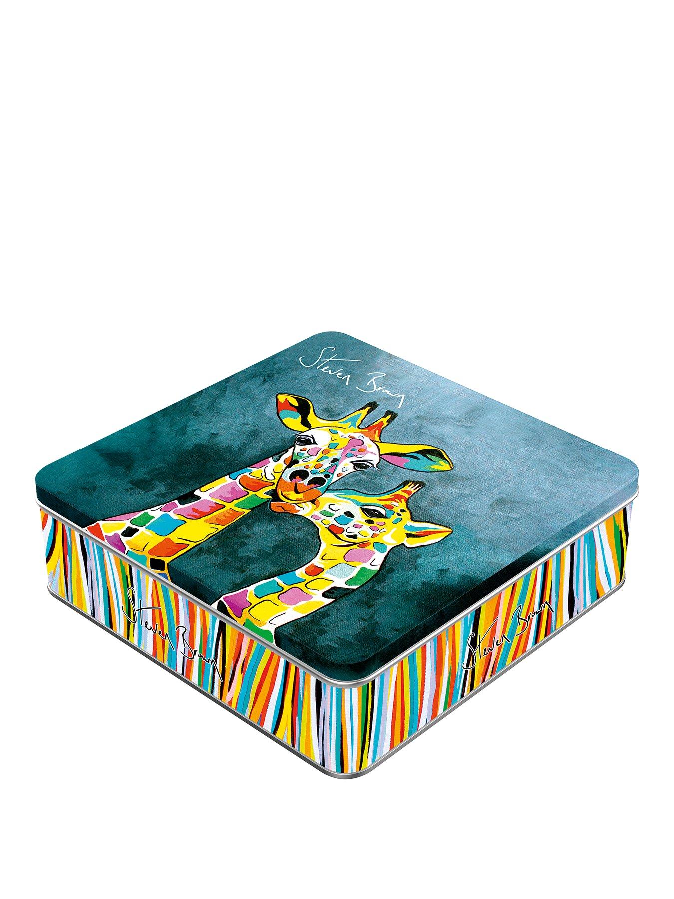 Cocoa Brown Steven Brown Francie & Josie McZoo tin of vanilla fudge 200g