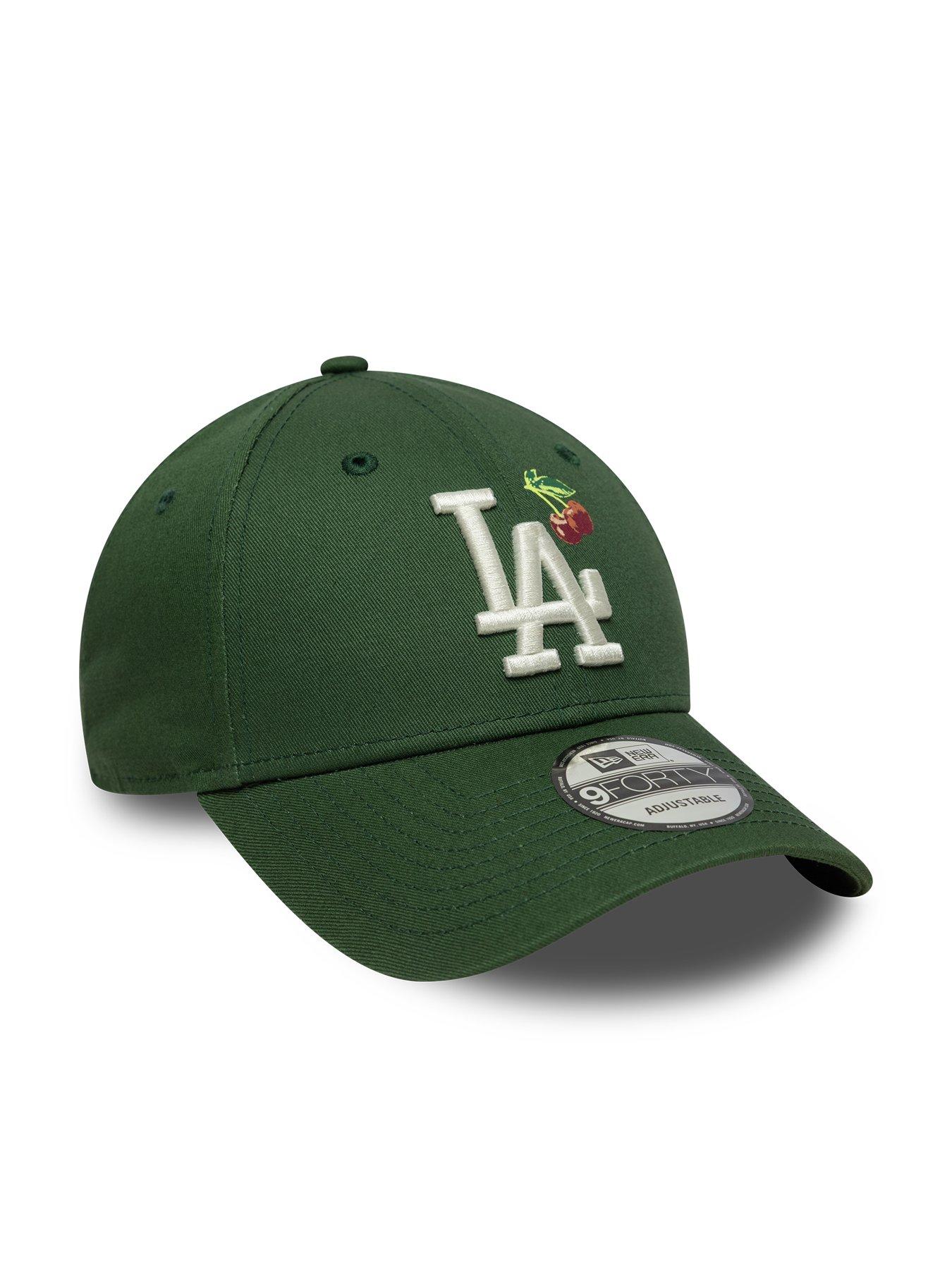 Image 3 of 5 of New Era Fruit Icon MLB 9Forty LA Dodgers Baseball Cap - Green