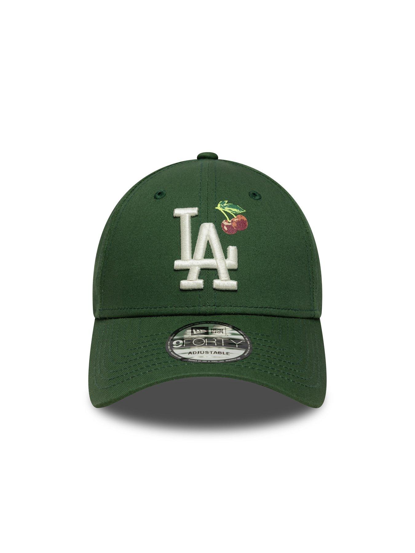 Image 4 of 5 of New Era Fruit Icon MLB 9Forty LA Dodgers Baseball Cap - Green
