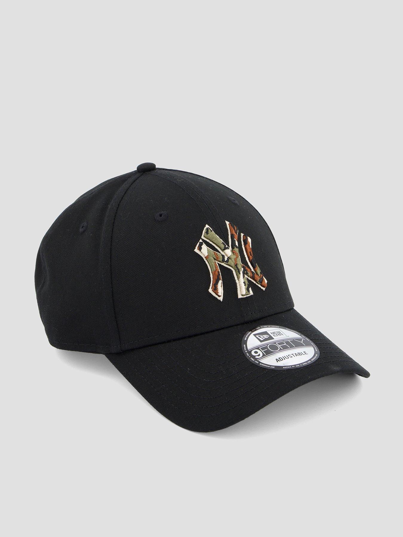 New Era Outline Camo 9Forty Cap - Black